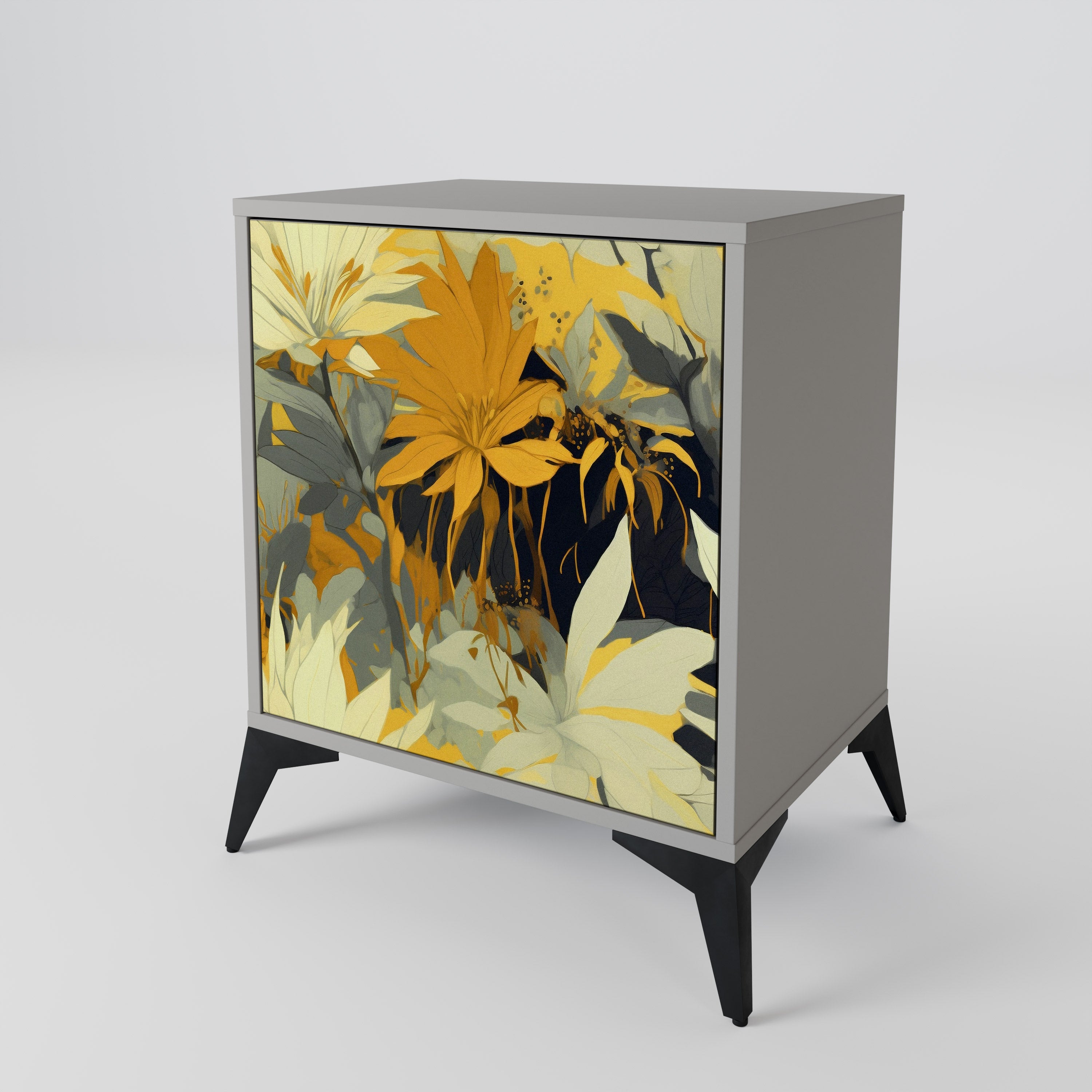 SUNKISSED LILY Sideboard mit 1 Tür in Grau
