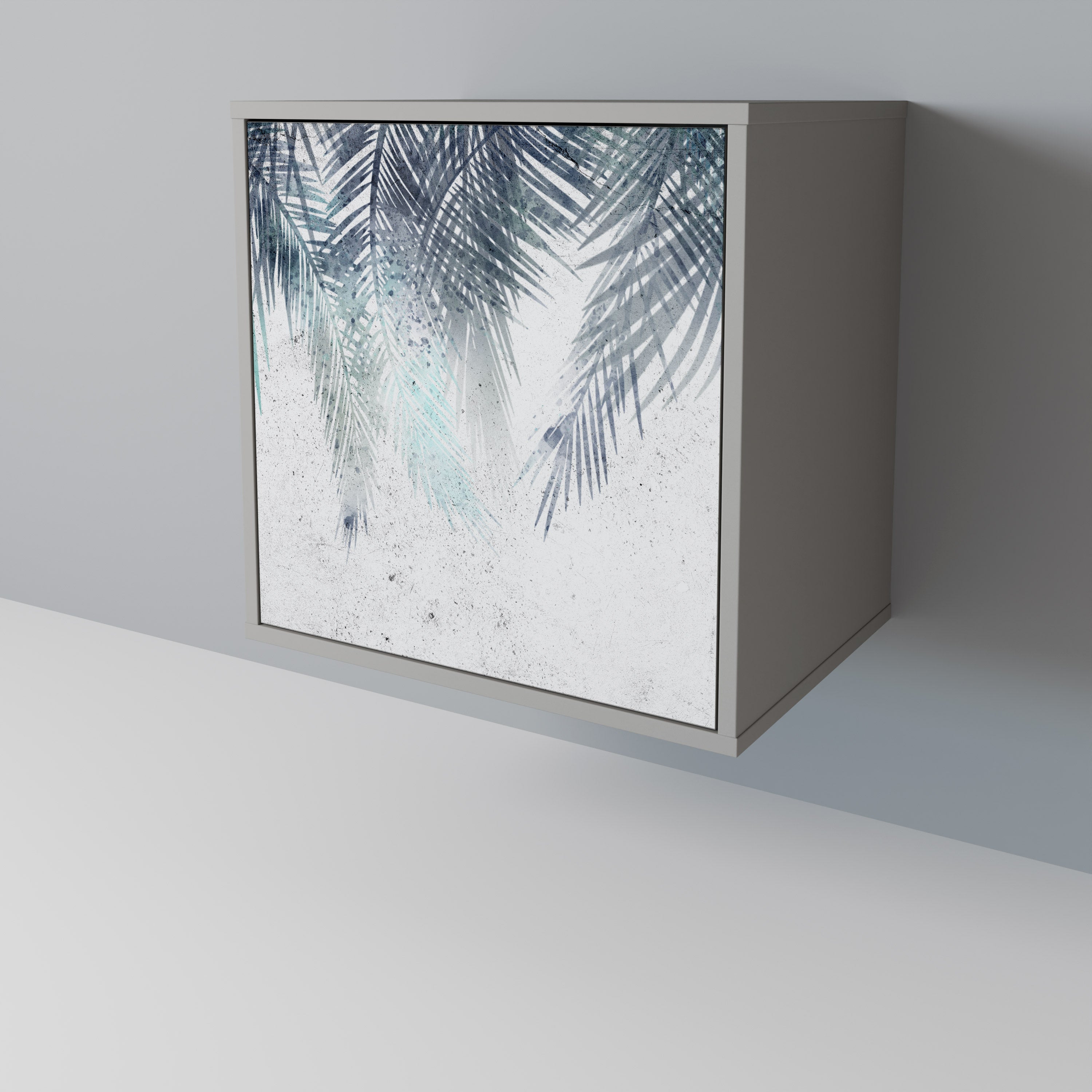 PALM VEIL Sideboard mit 1 Tür in Grau