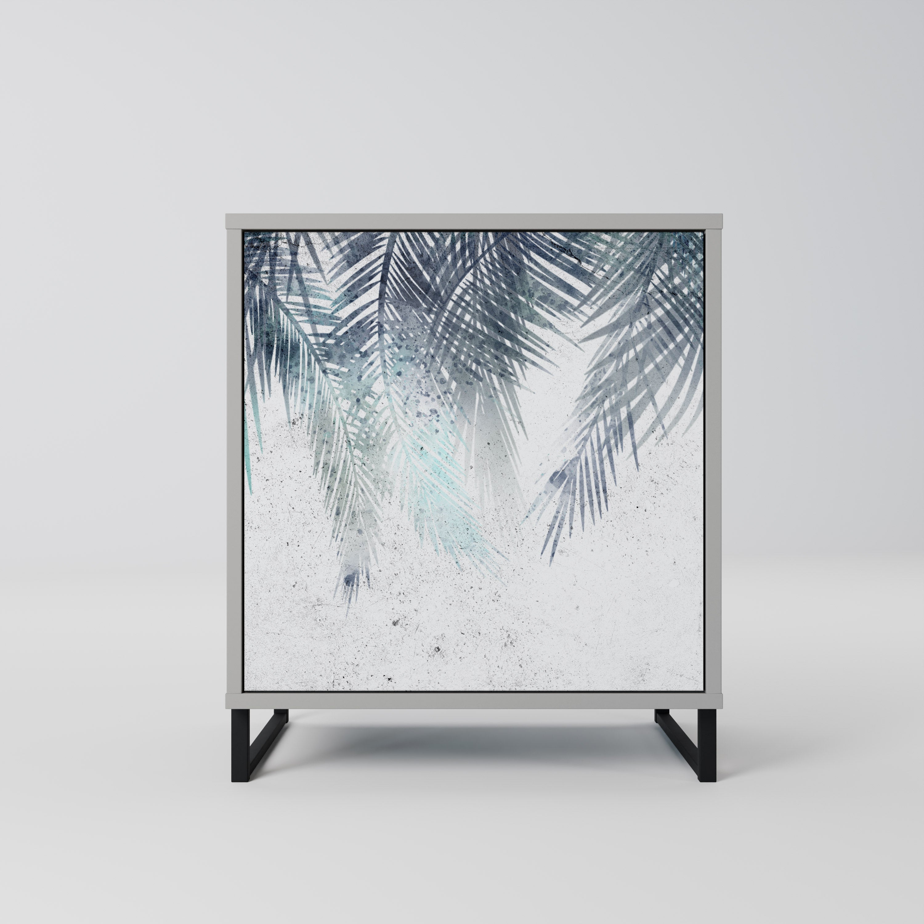 PALM VEIL Sideboard mit 1 Tür in Grau
