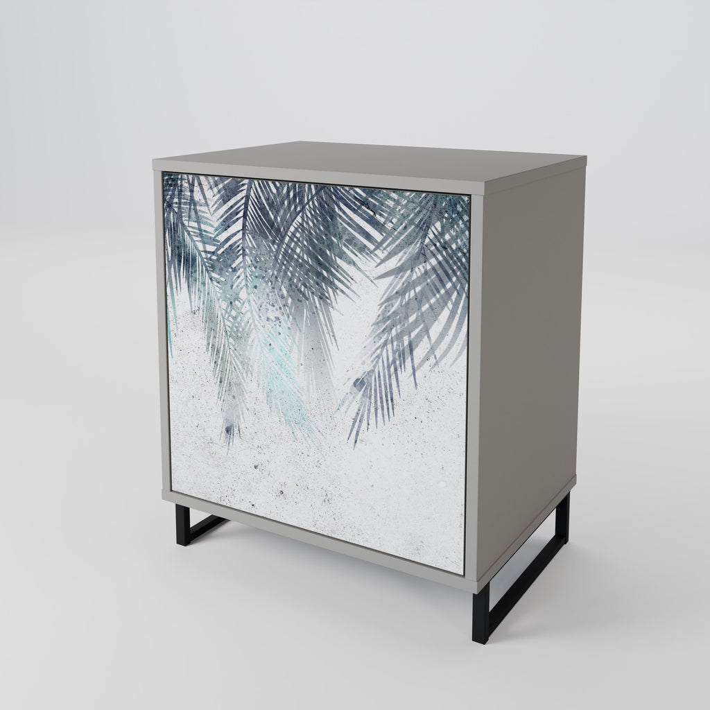 PALM VEIL Sideboard mit 1 Tür in Grau