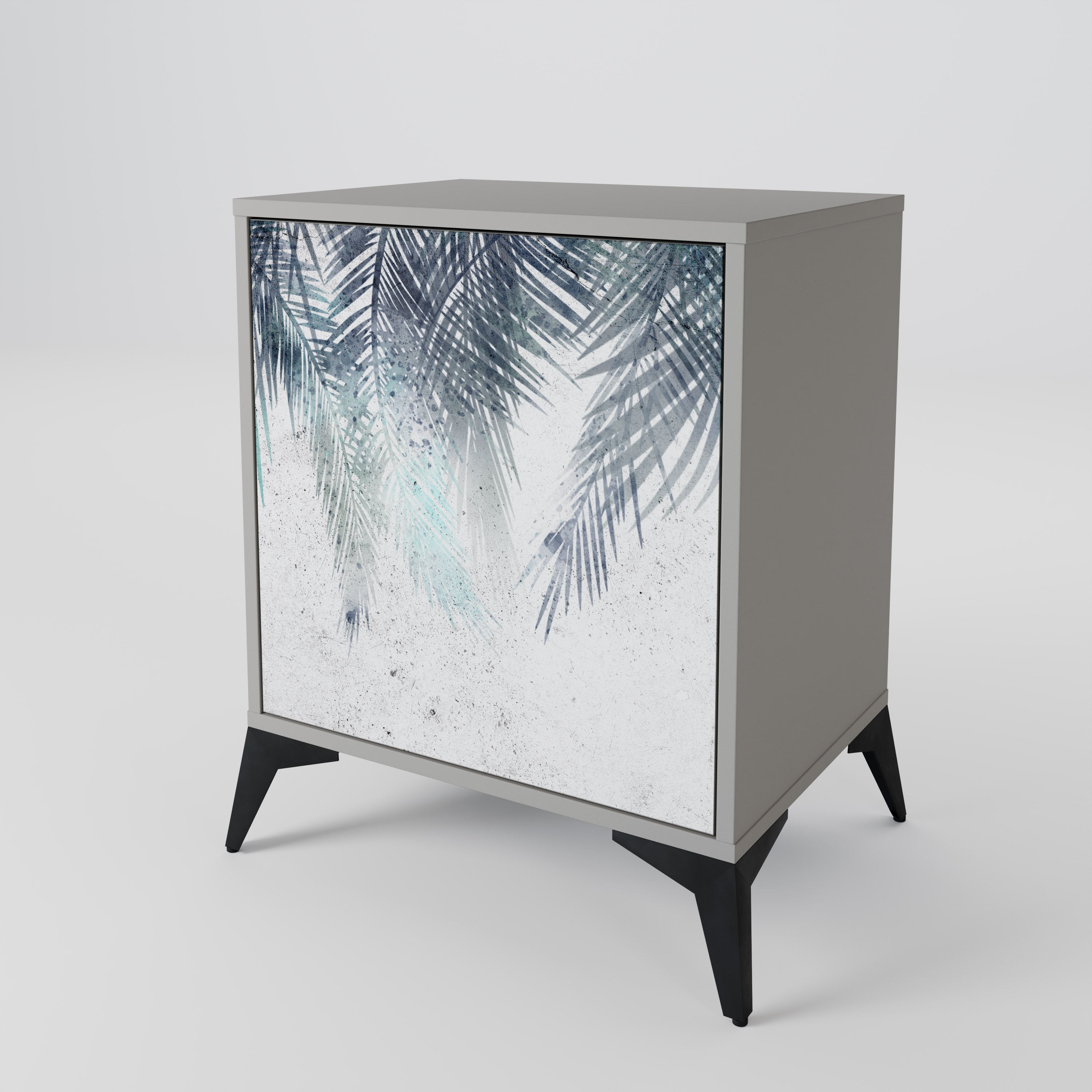 PALM VEIL Sideboard mit 1 Tür in Grau