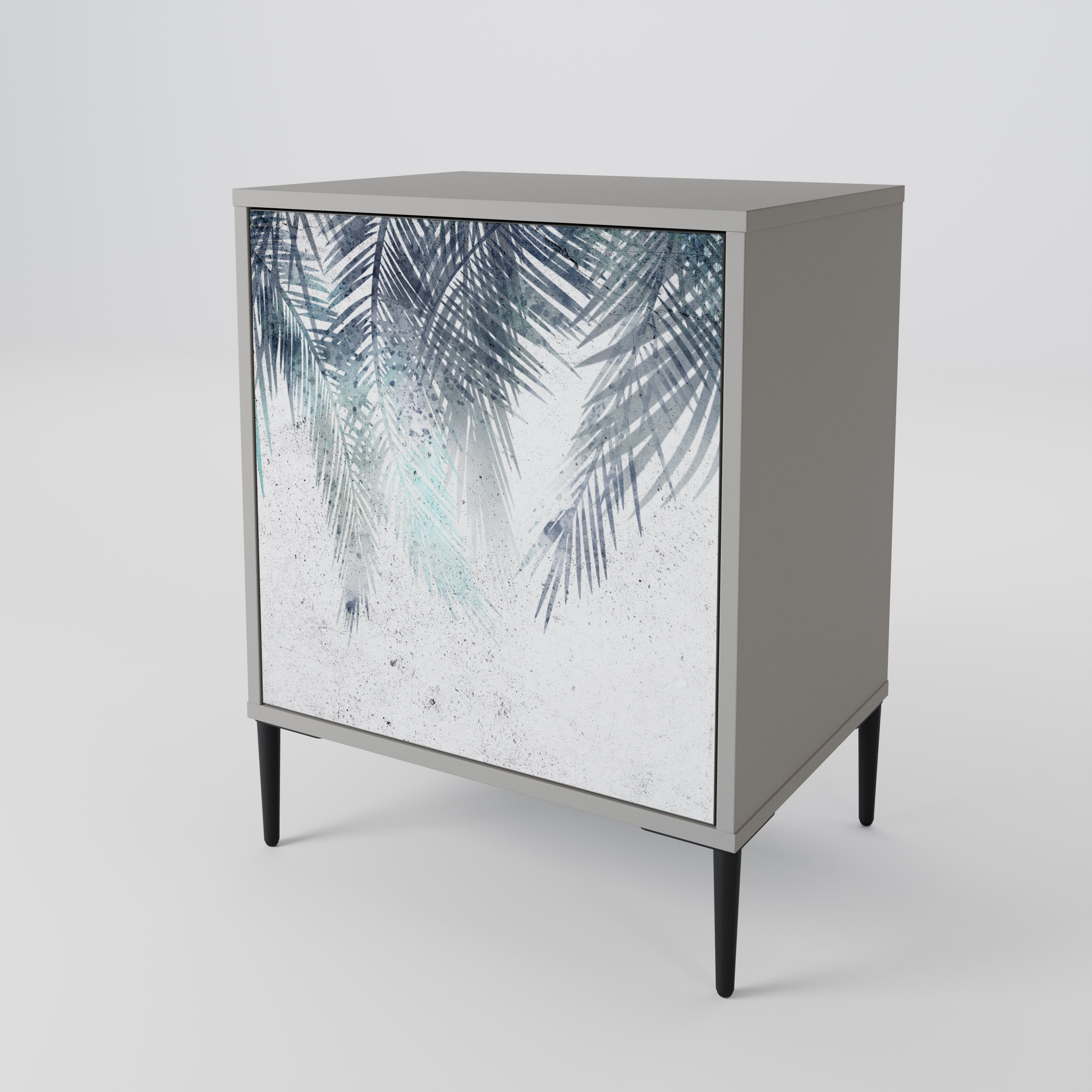 PALM VEIL Sideboard mit 1 Tür in Grau