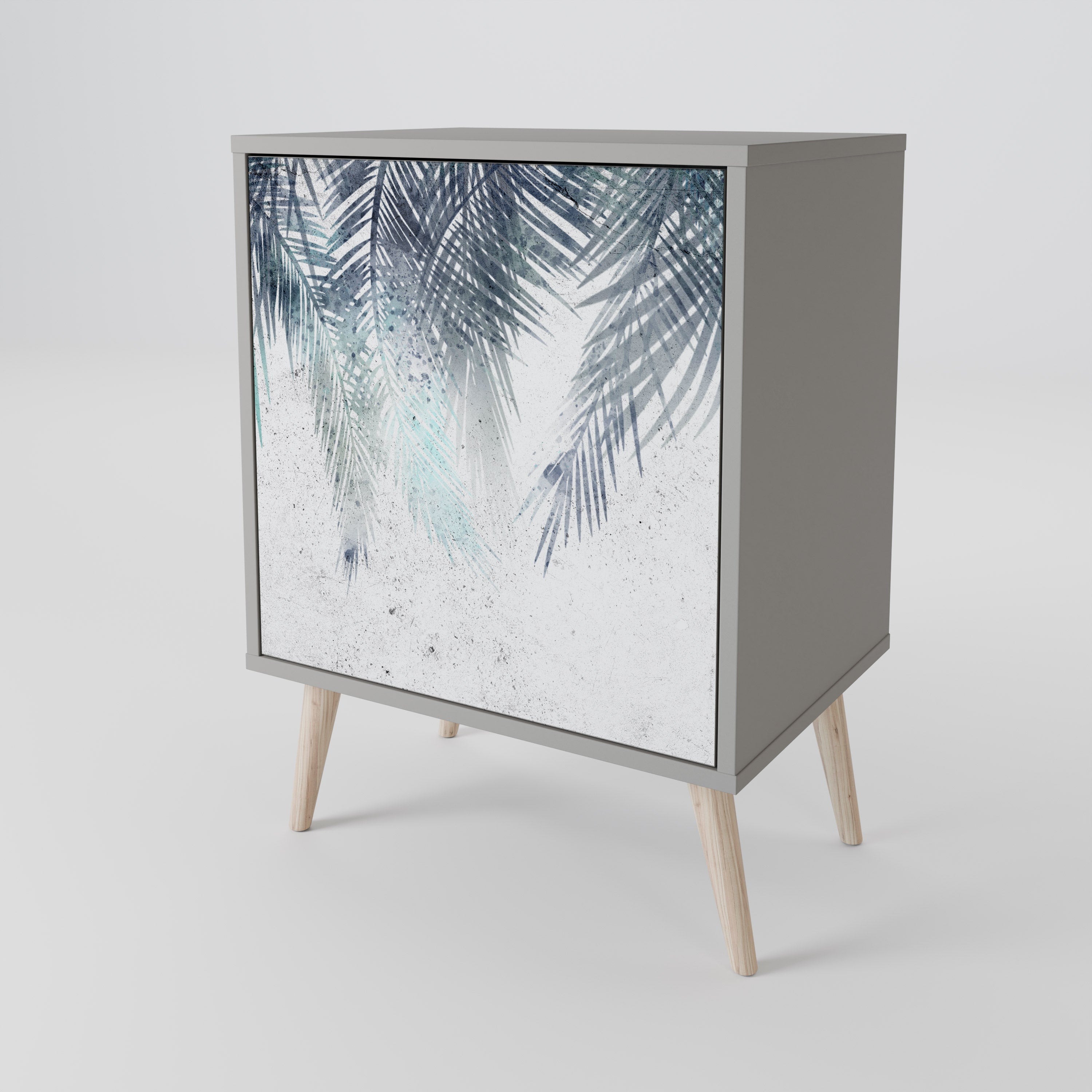 PALM VEIL Sideboard mit 1 Tür in Grau