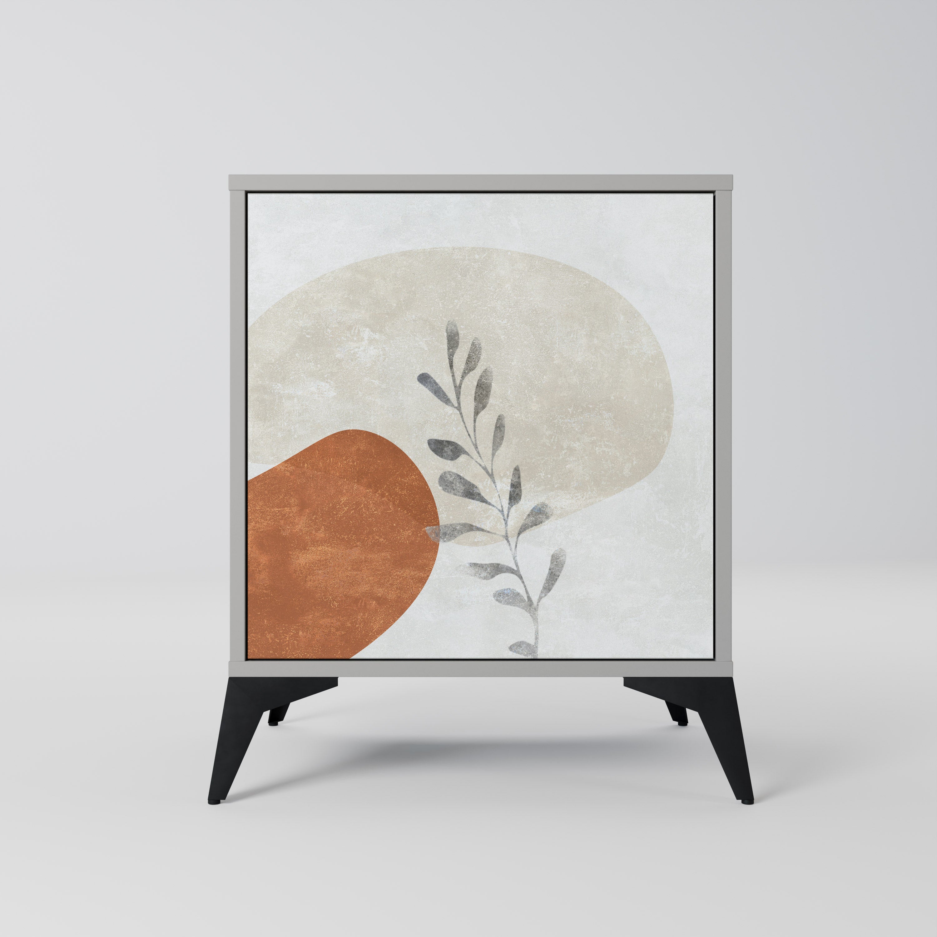 TRANQUIL TWIG Sideboard mit 1 Tür in Grau