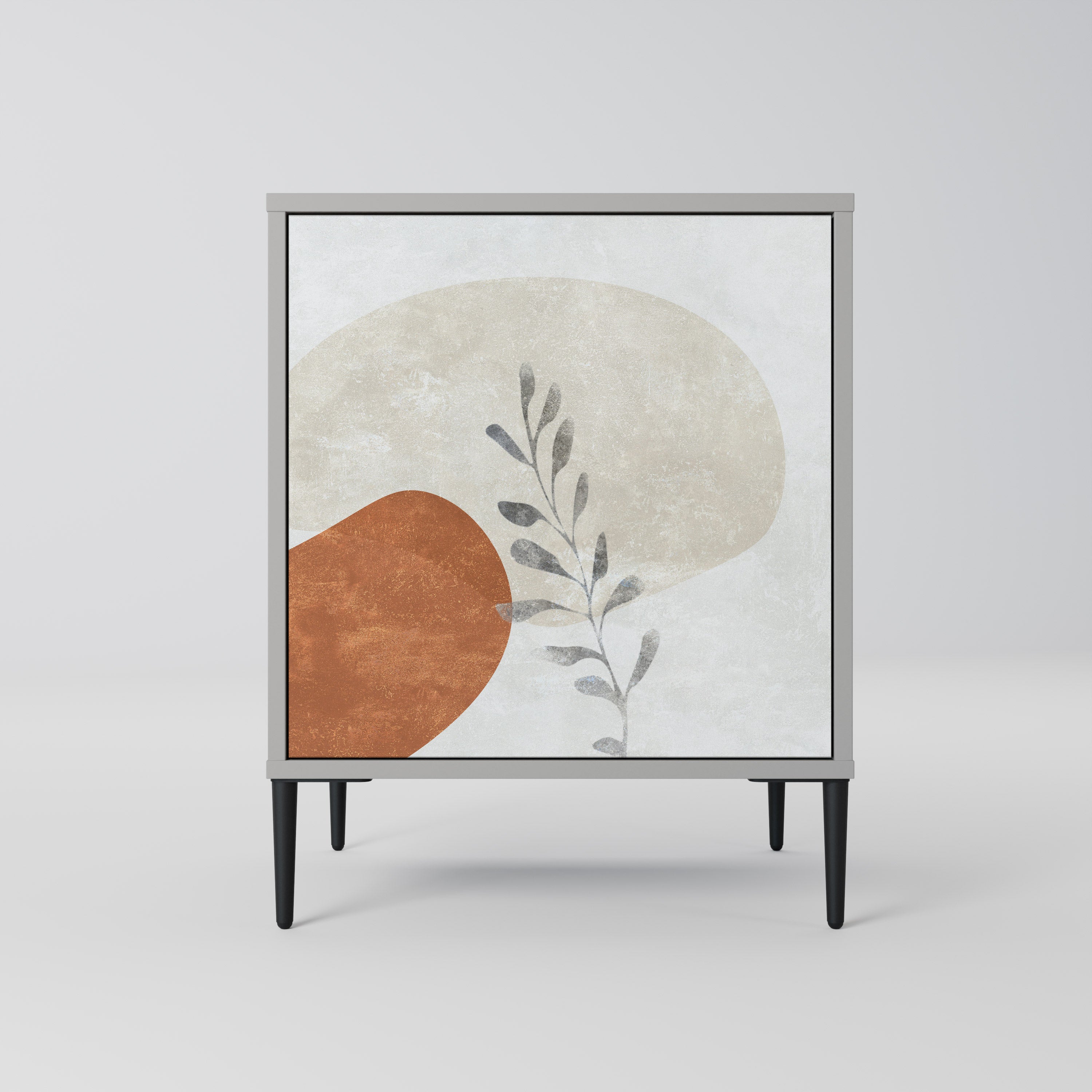 TRANQUIL TWIG Sideboard mit 1 Tür in Grau