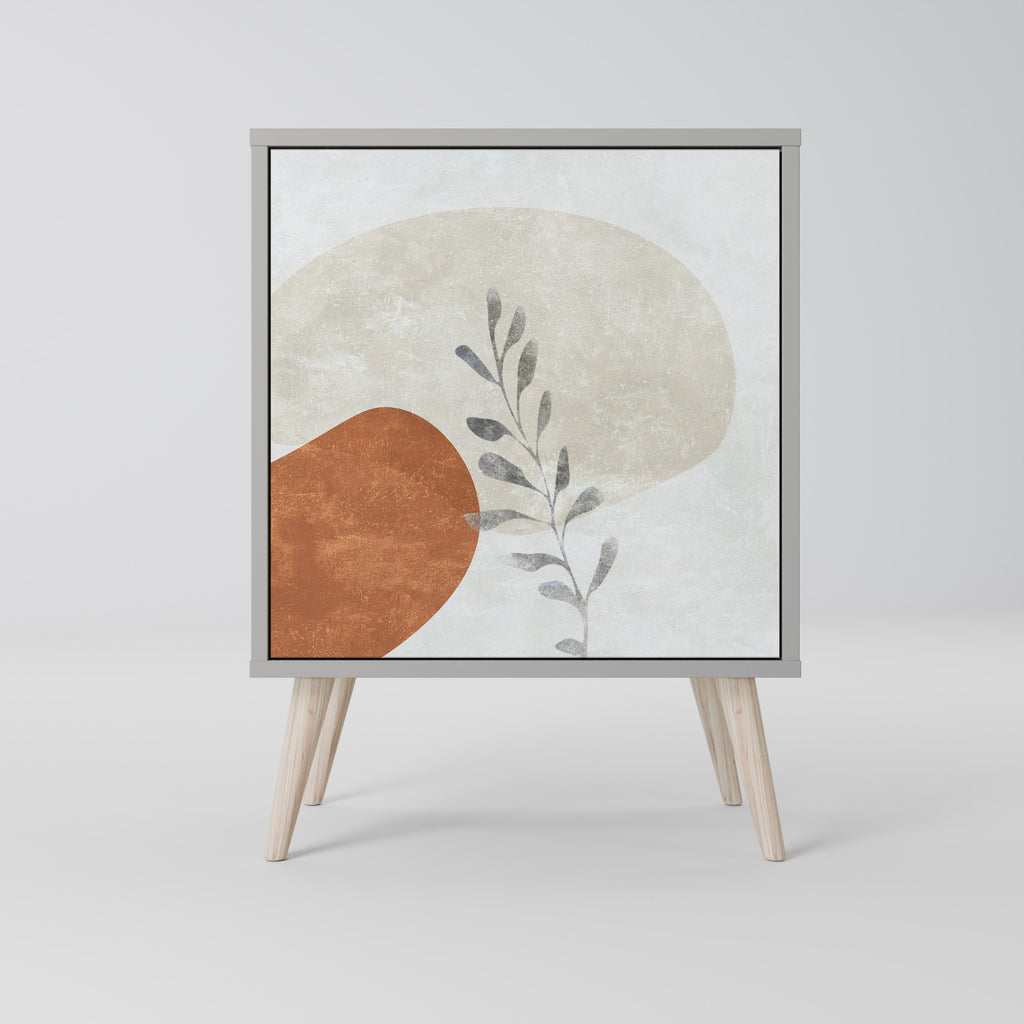 TRANQUIL TWIG Sideboard mit 1 Tür in Grau