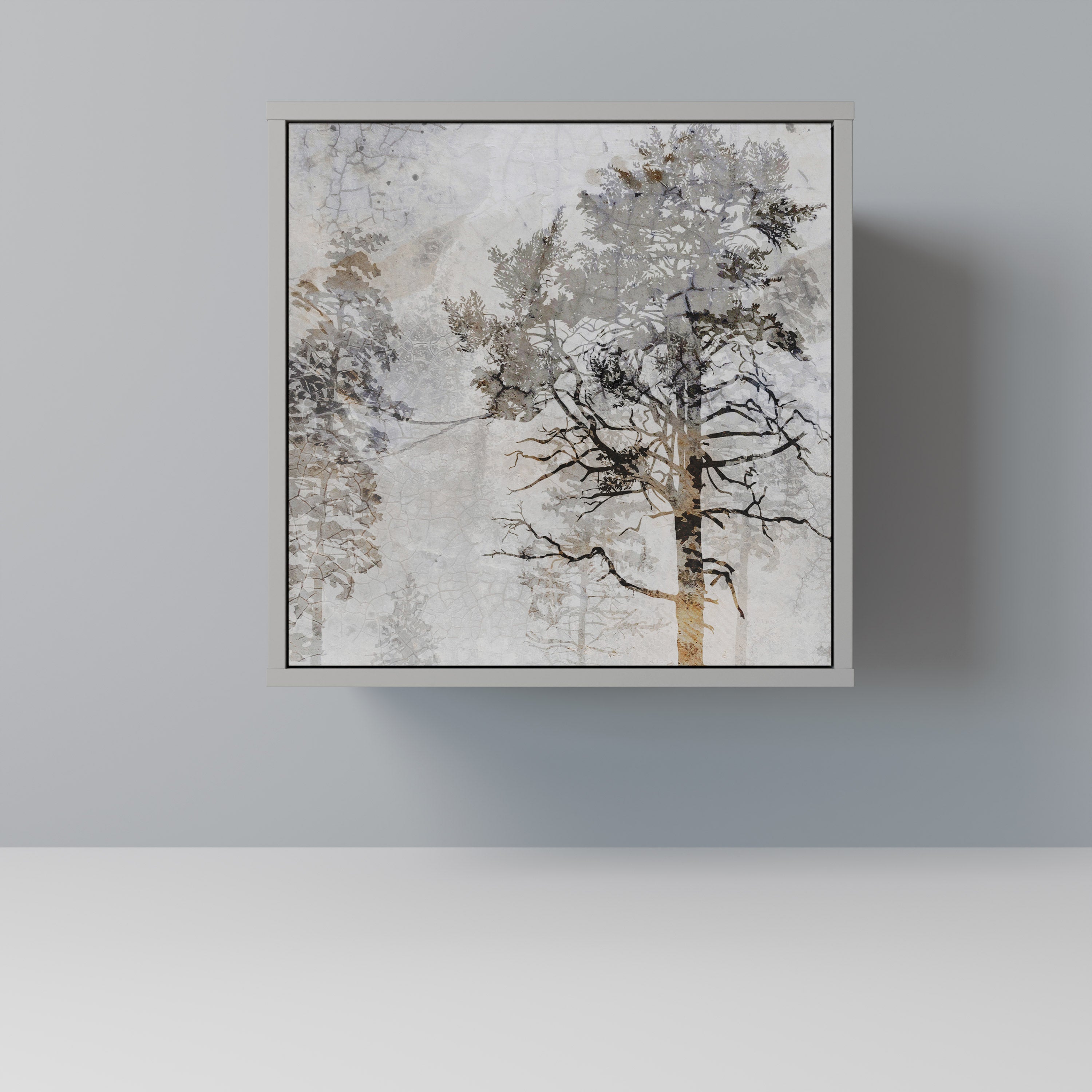 FADE IN THE TREES Sideboard mit 1 Tür in Grau