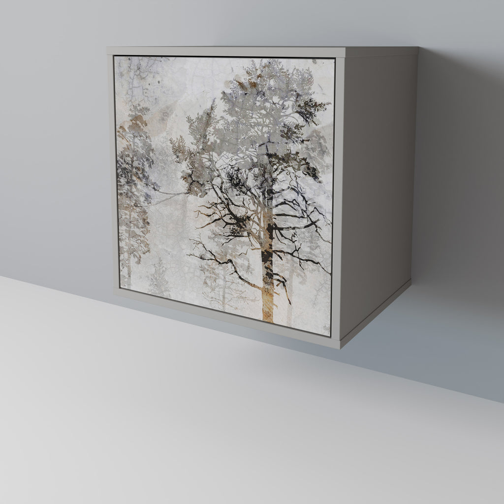 FADE IN THE TREES Sideboard mit 1 Tür in Grau