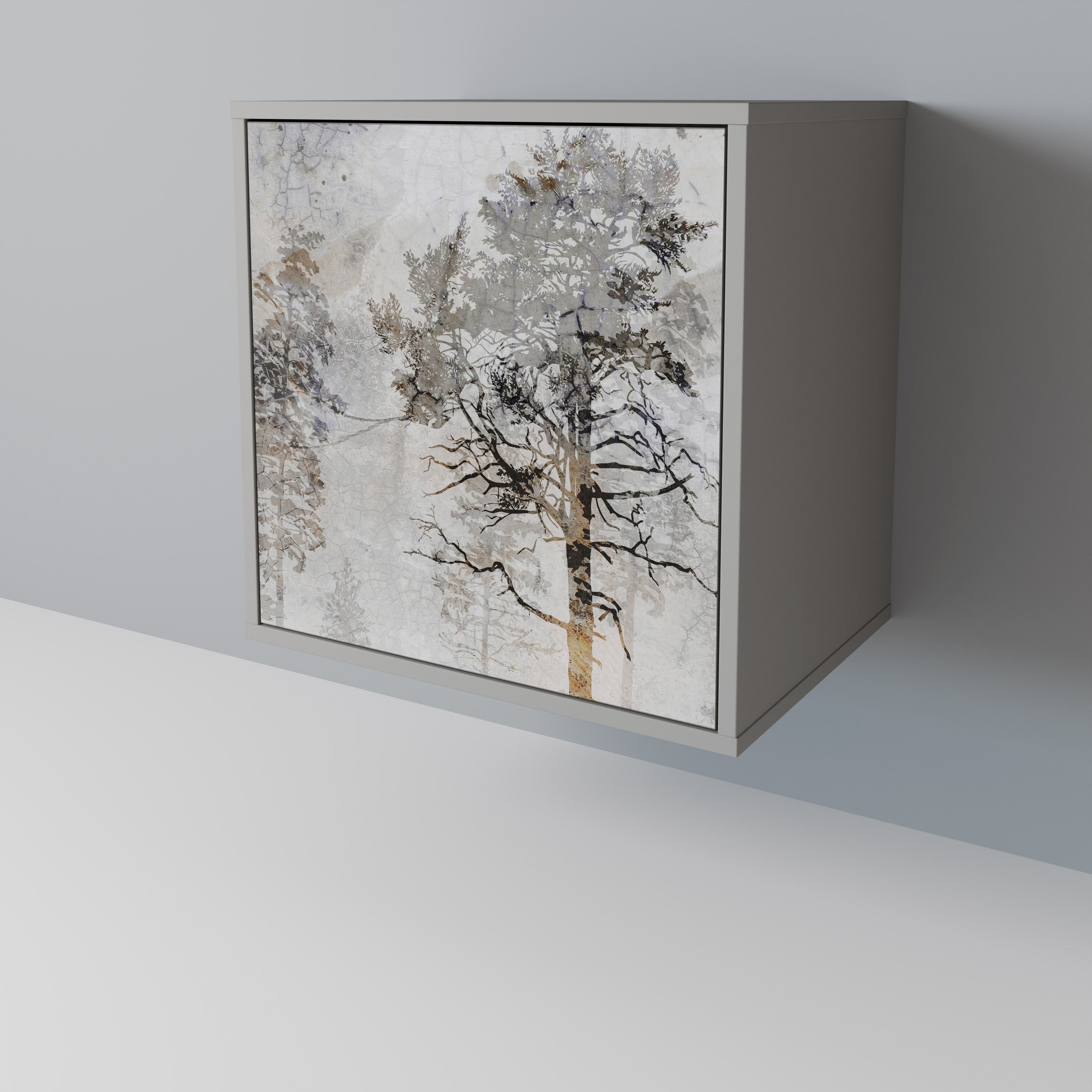 FADE IN THE TREES Sideboard mit 1 Tür in Grau