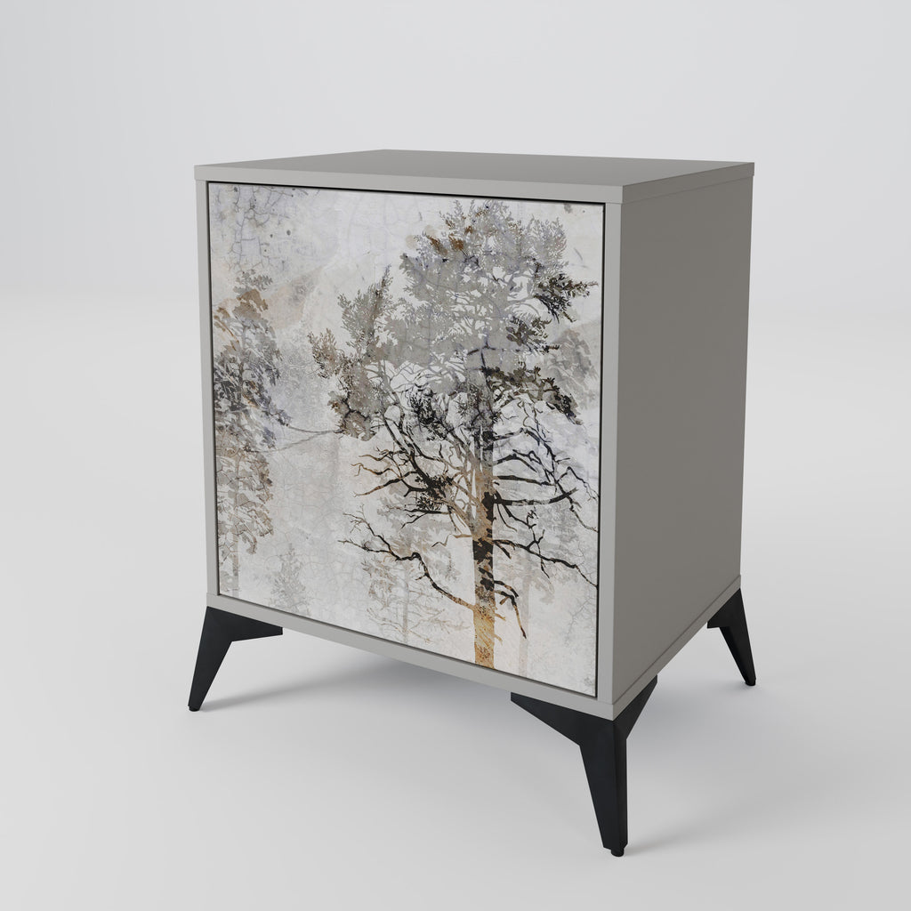 FADE IN THE TREES Sideboard mit 1 Tür in Grau