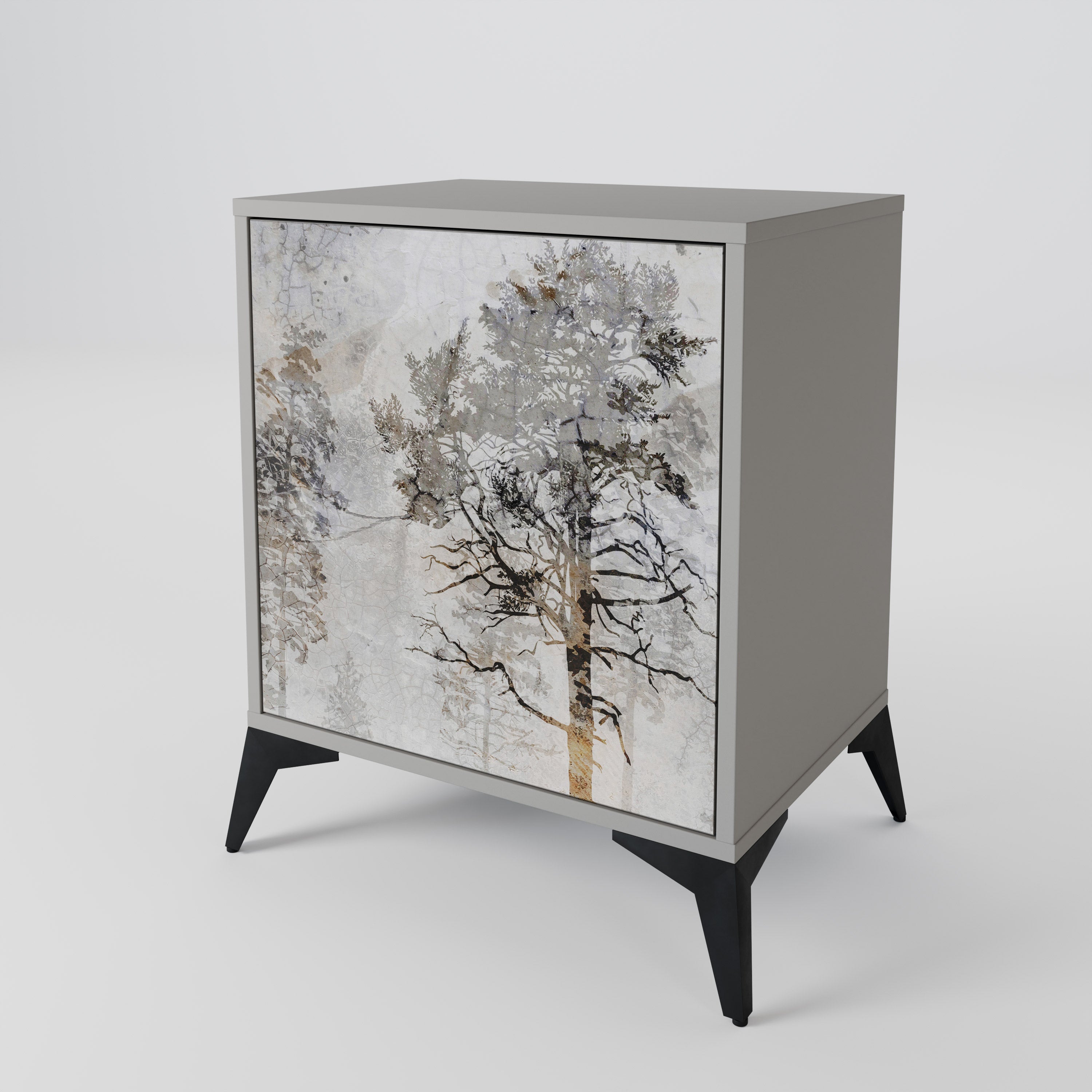 FADE IN THE TREES Sideboard mit 1 Tür in Grau