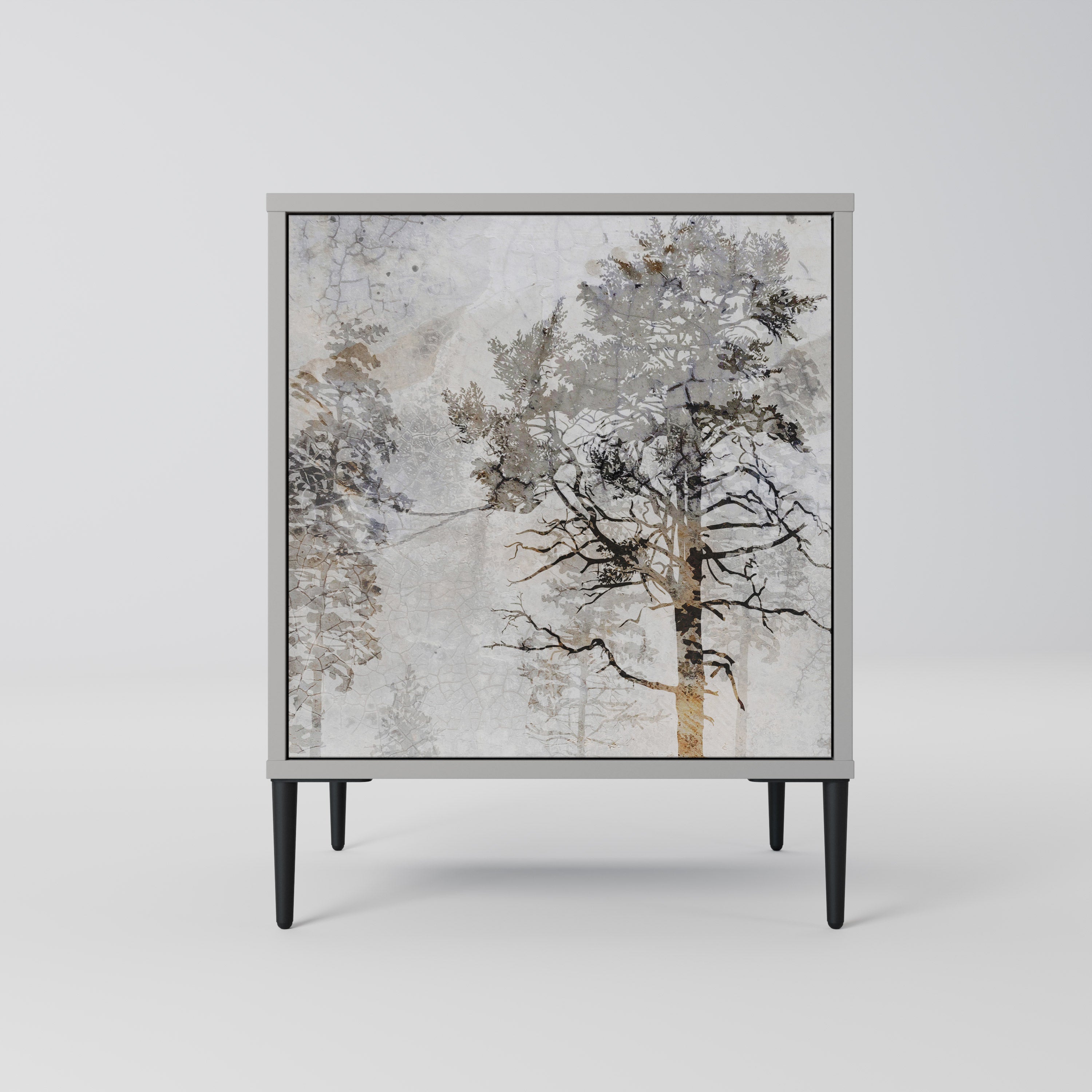 FADE IN THE TREES Sideboard mit 1 Tür in Grau