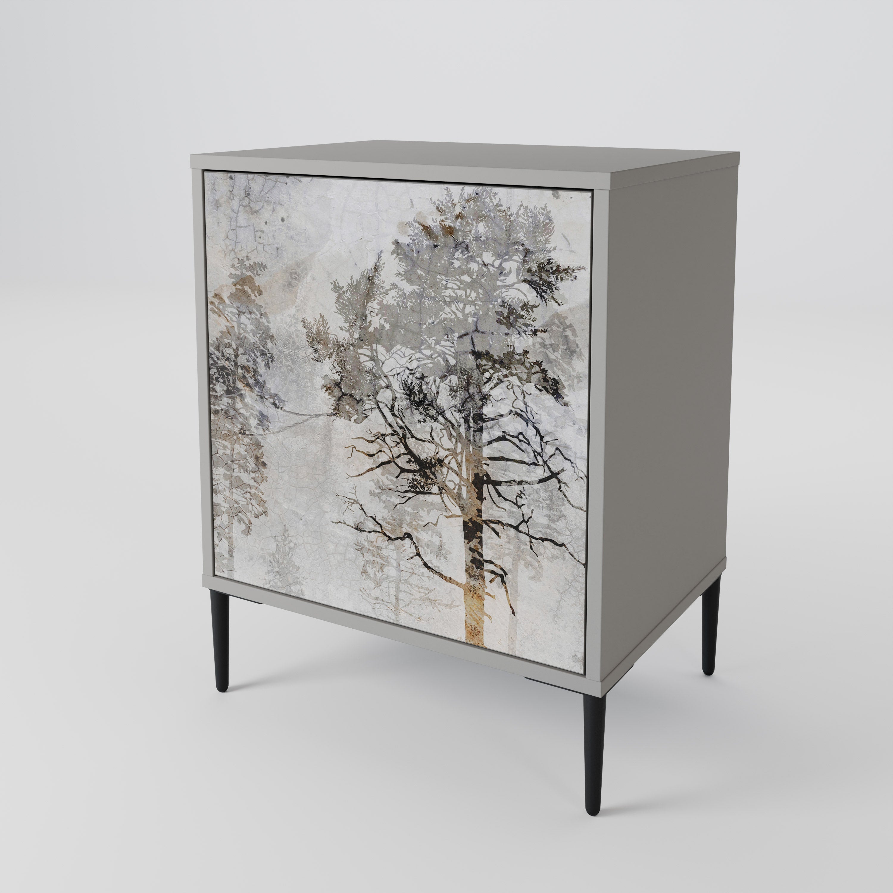 FADE IN THE TREES Sideboard mit 1 Tür in Grau