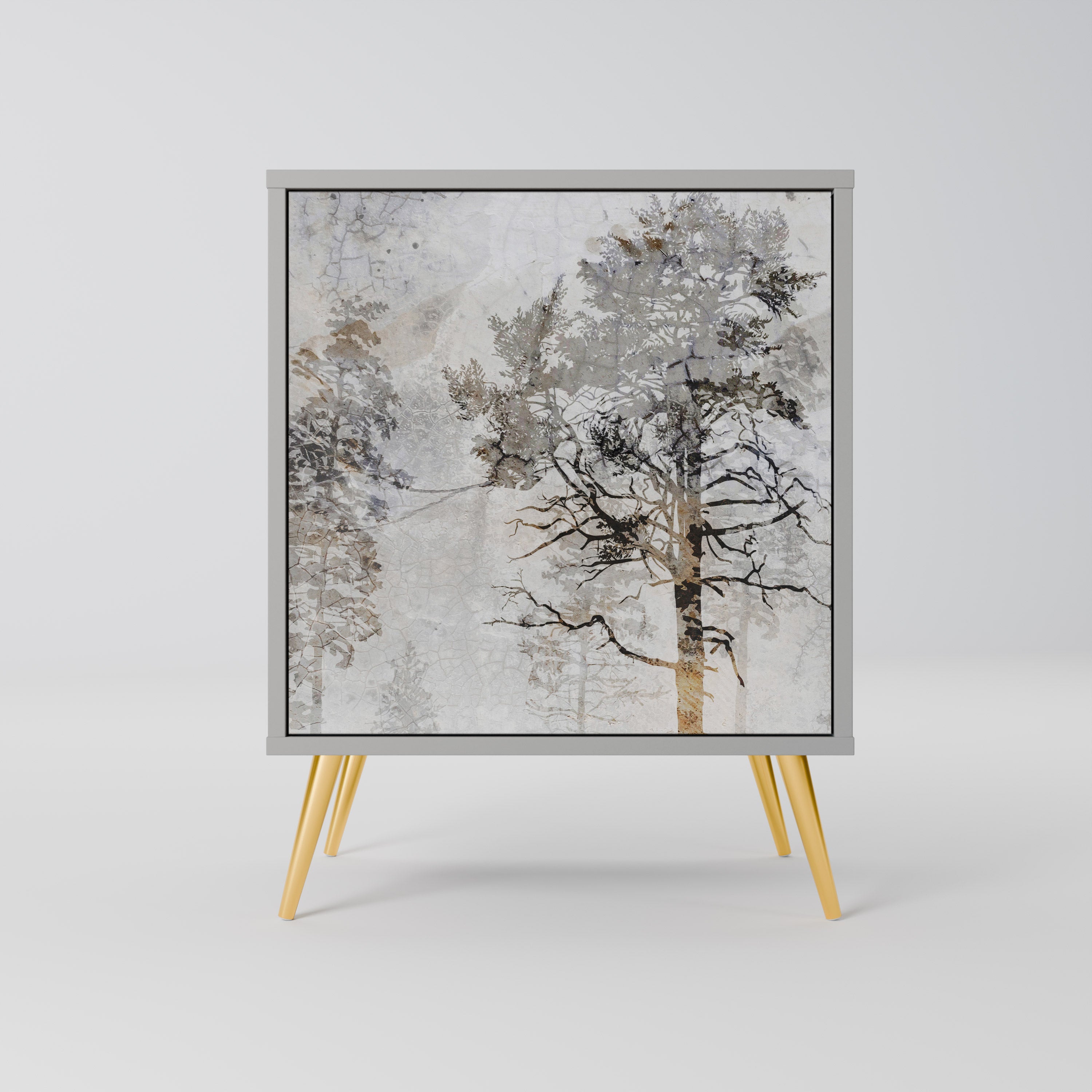 FADE IN THE TREES Sideboard mit 1 Tür in Grau