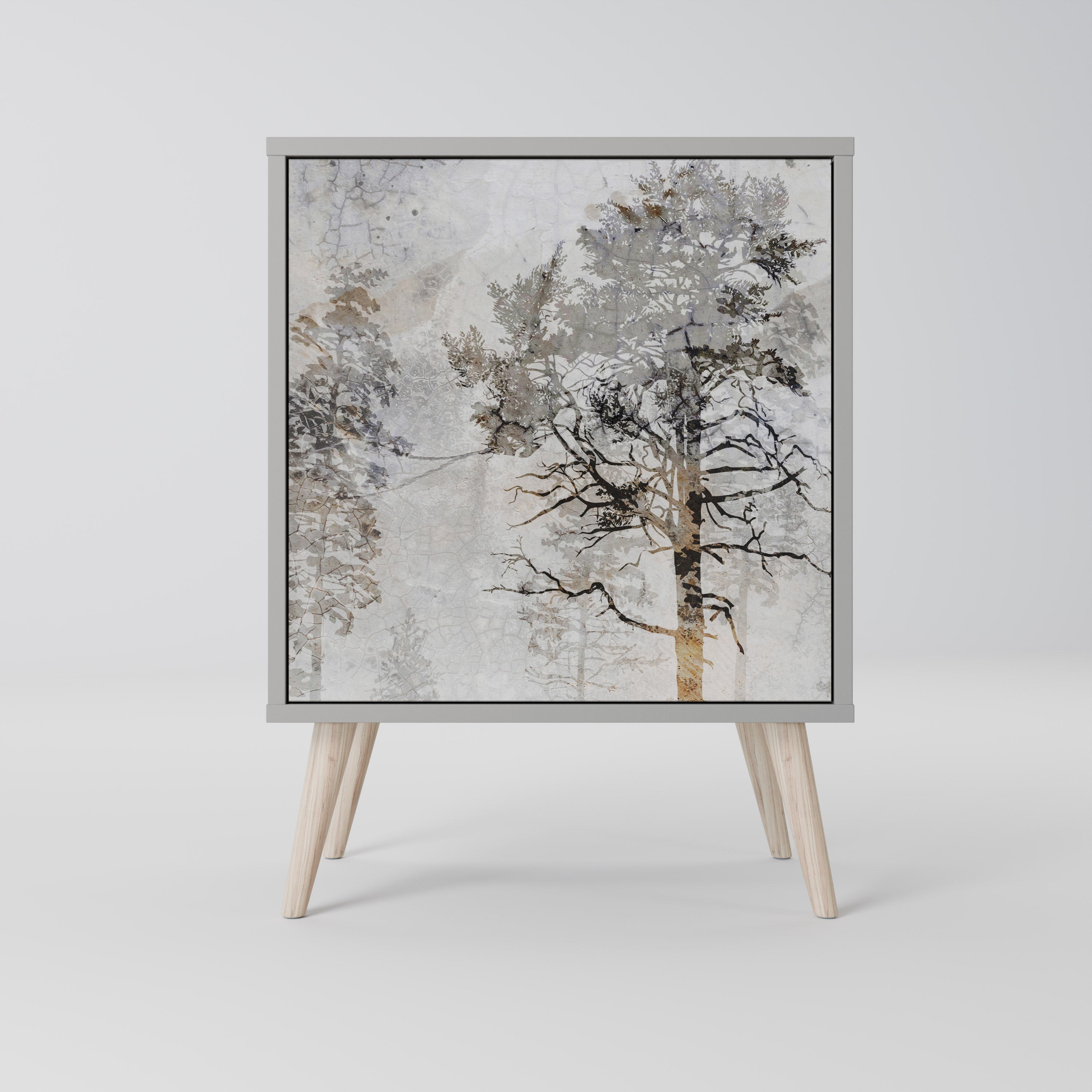 FADE IN THE TREES Sideboard mit 1 Tür in Grau