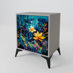 MIDNIGHT BLOSSOM Sideboard mit 1 Tür in Grau