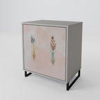 THE DELIQUESCE Sideboard mit 1 Tür in Grau
