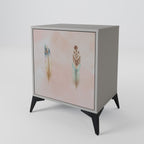 THE DELIQUESCE Sideboard mit 1 Tür in Grau