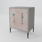 THE DELIQUESCE Sideboard mit 1 Tür in Grau