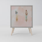 THE DELIQUESCE Sideboard mit 1 Tür in Grau