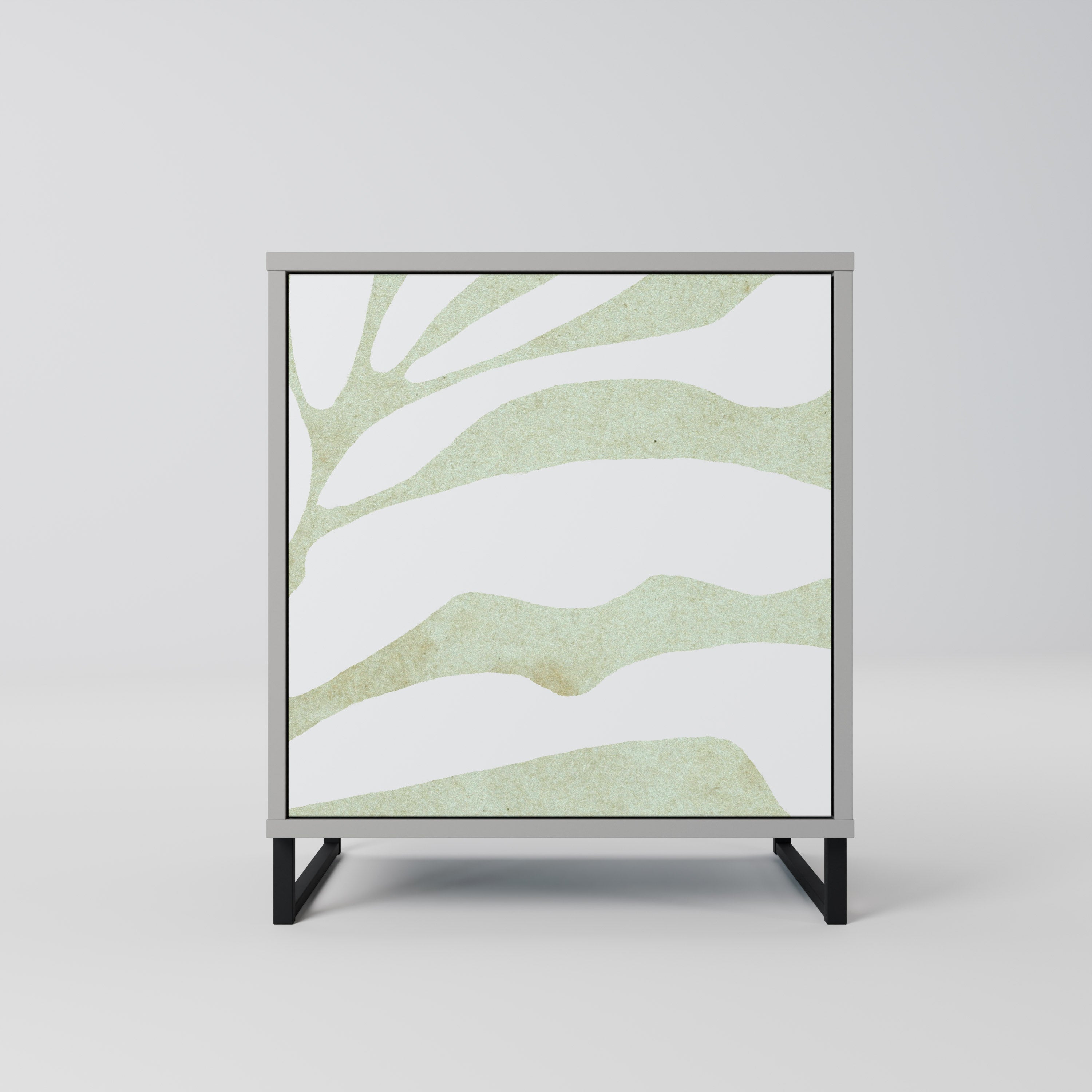 BOTANICAL SPARK Sideboard mit 1 Tür in Grau