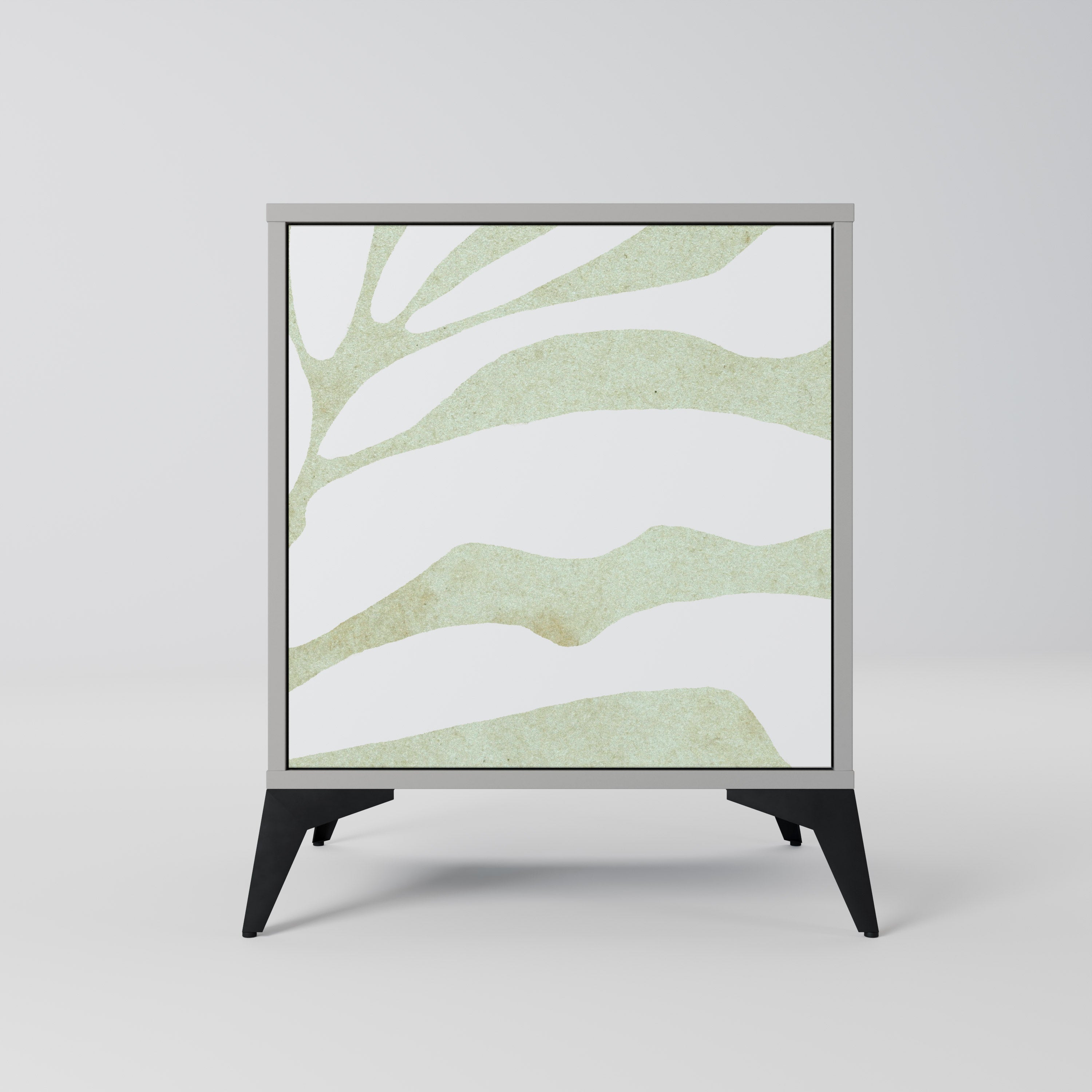 BOTANICAL SPARK Sideboard mit 1 Tür in Grau