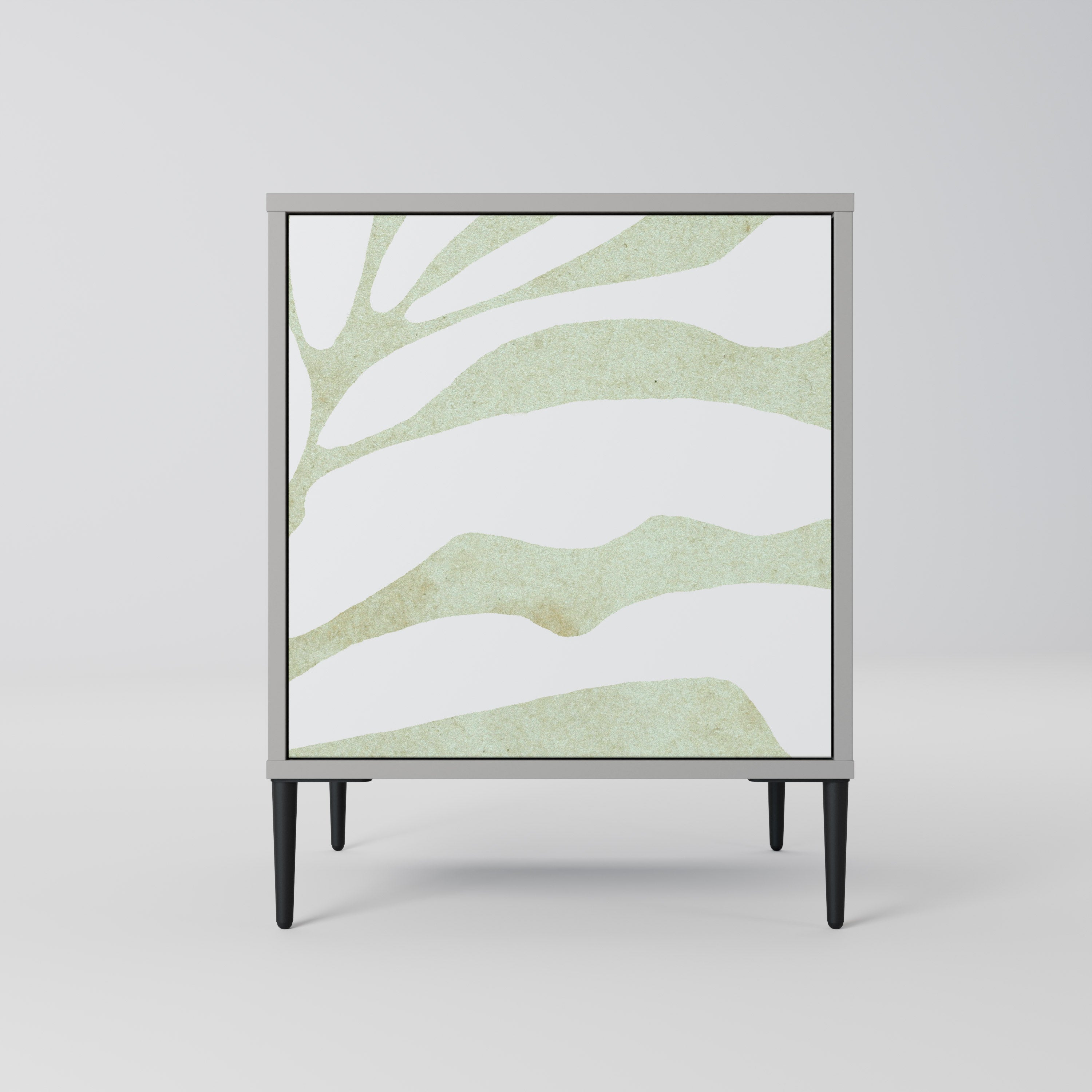 BOTANICAL SPARK Sideboard mit 1 Tür in Grau