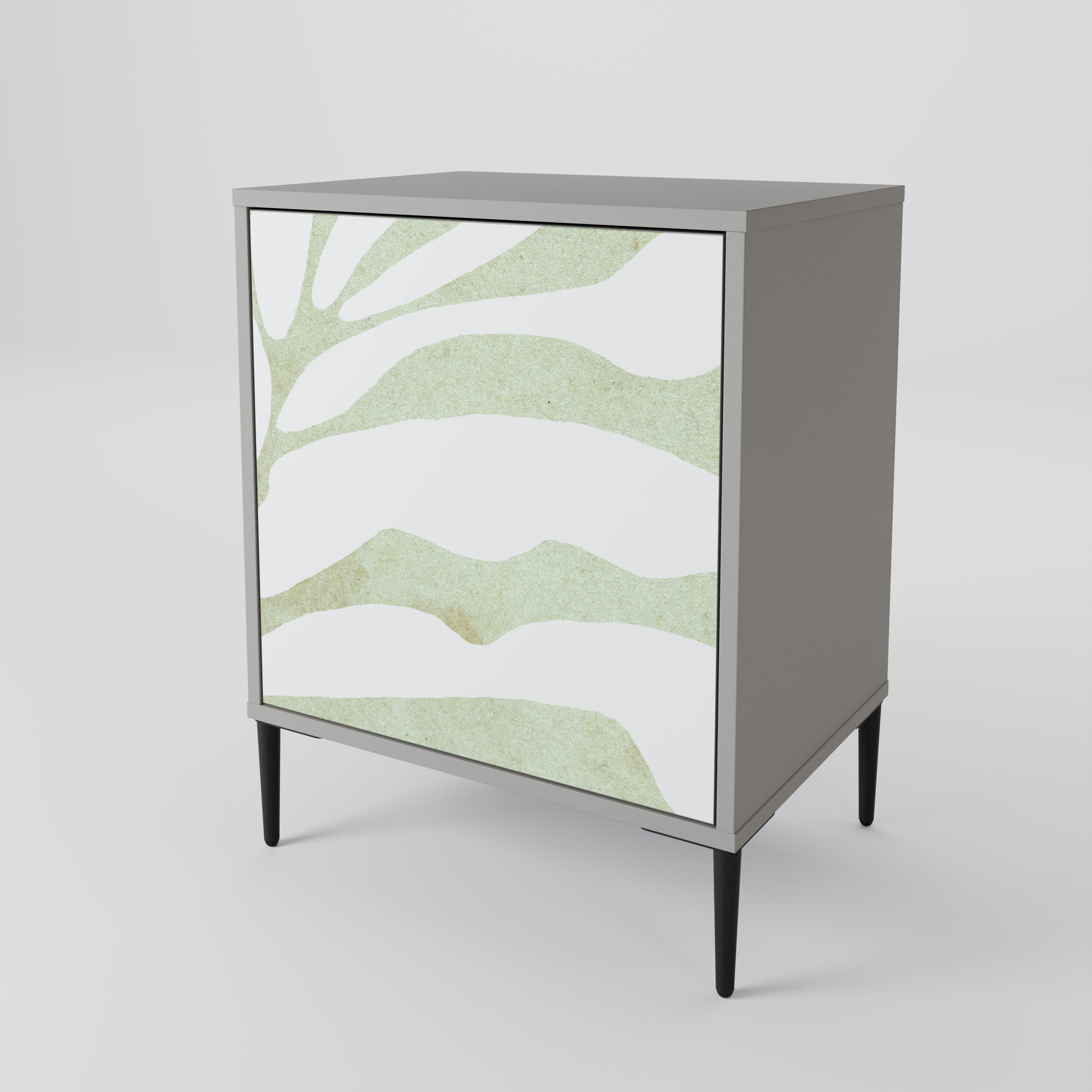 BOTANICAL SPARK Sideboard mit 1 Tür in Grau