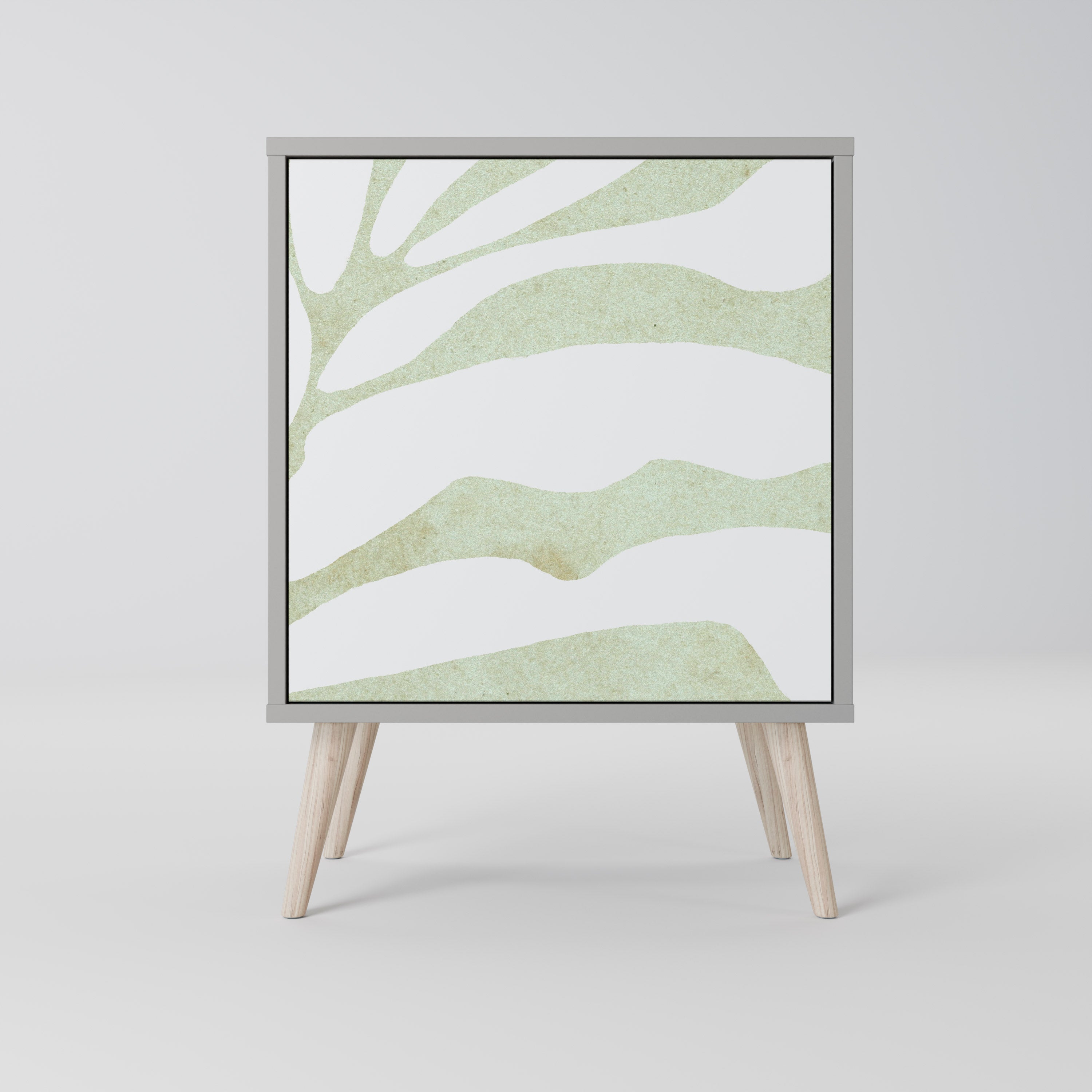 BOTANICAL SPARK Sideboard mit 1 Tür in Grau