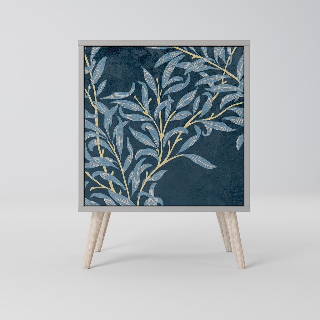 BLUE LEAVES Sideboard mit 1 Tür in Grau