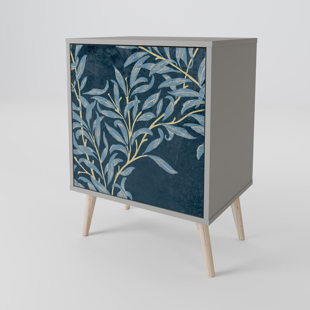BLUE LEAVES Sideboard mit 1 Tür in Grau