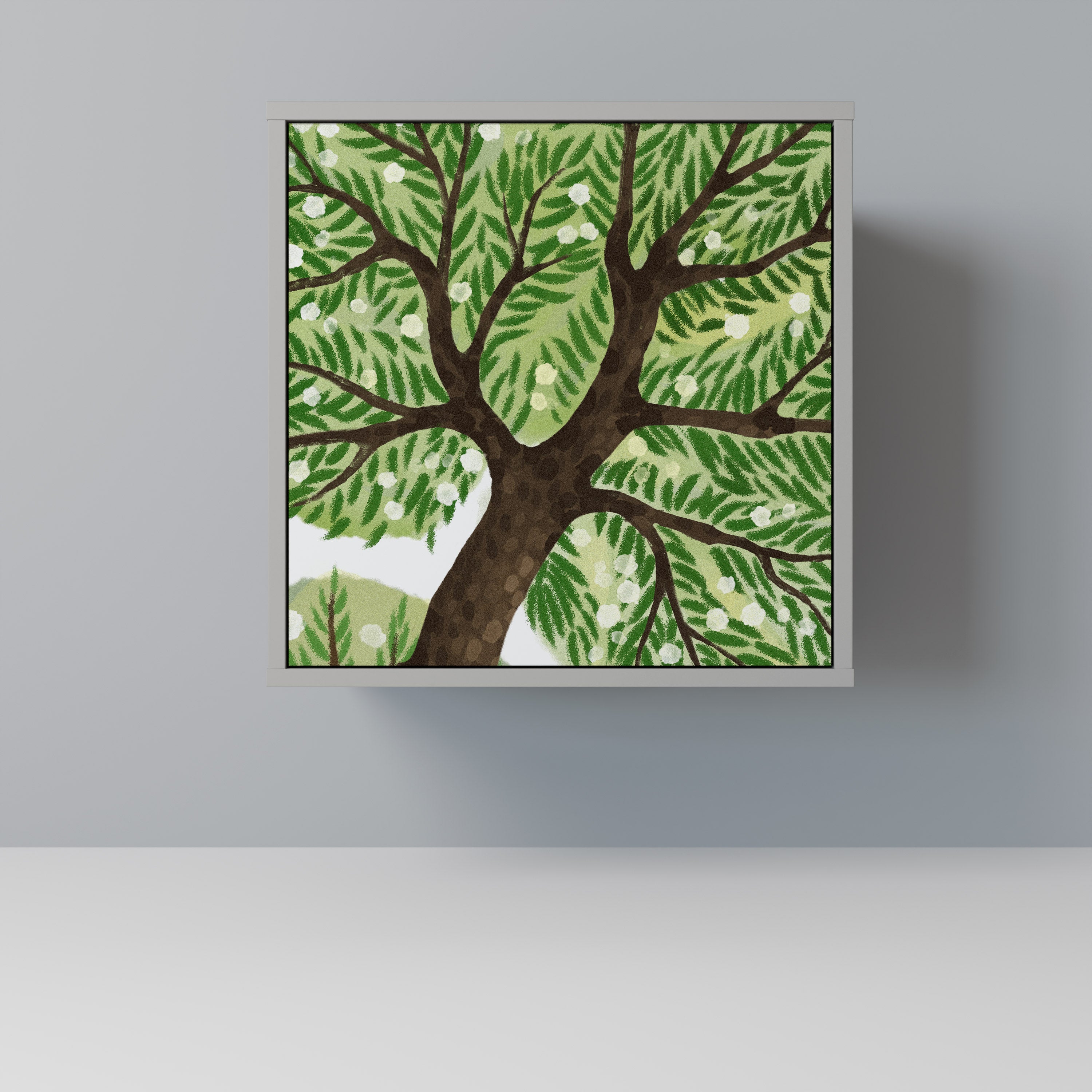 WILDERNESS DASH Sideboard mit 1 Tür in Grau