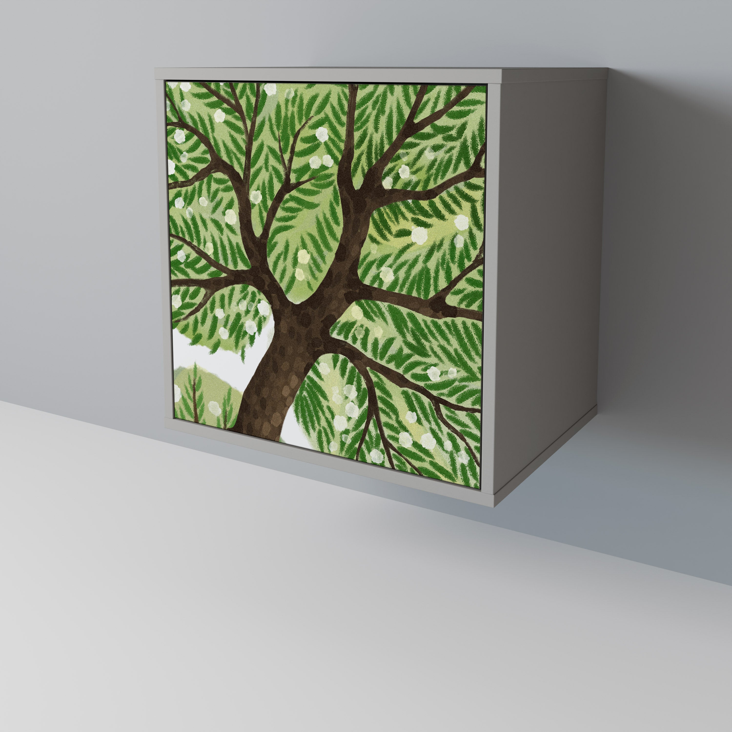 WILDERNESS DASH Sideboard mit 1 Tür in Grau