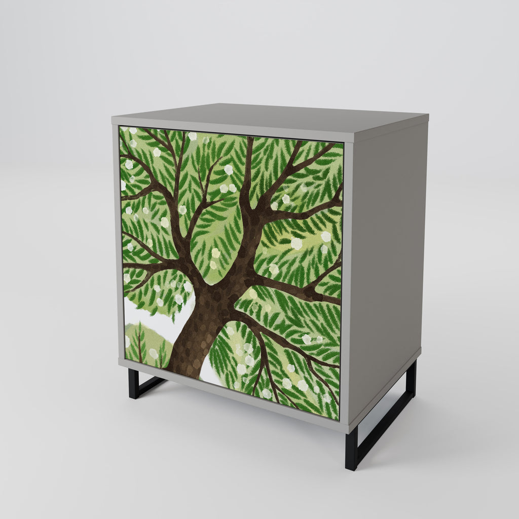 WILDERNESS DASH Sideboard mit 1 Tür in Grau