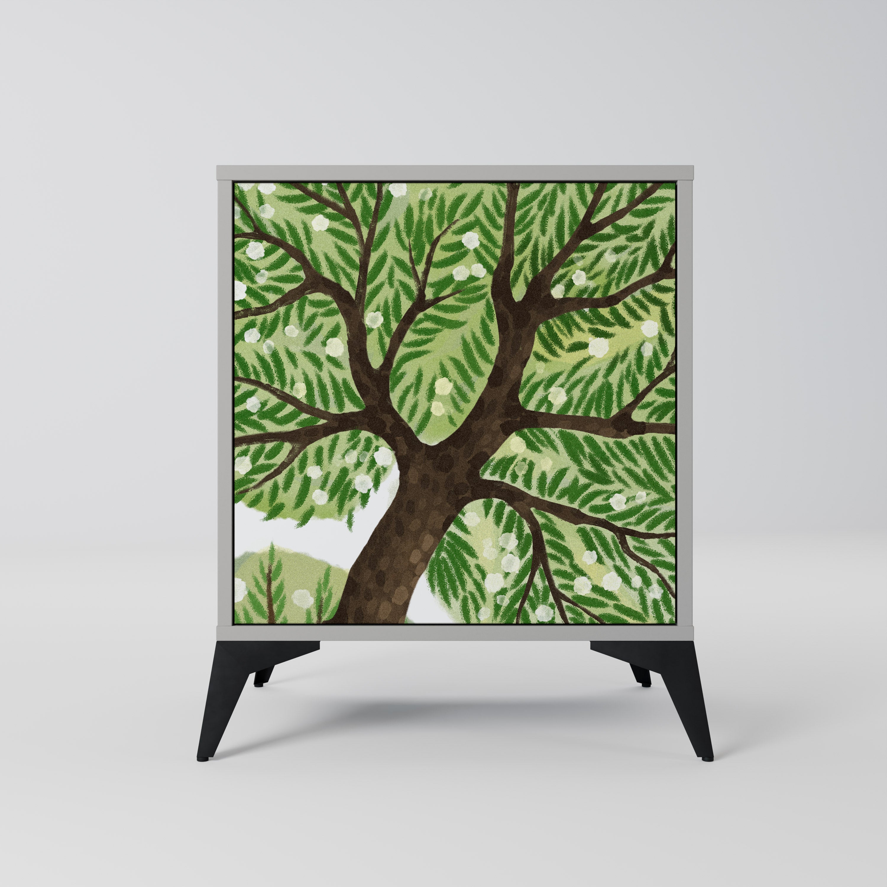 WILDERNESS DASH Sideboard mit 1 Tür in Grau