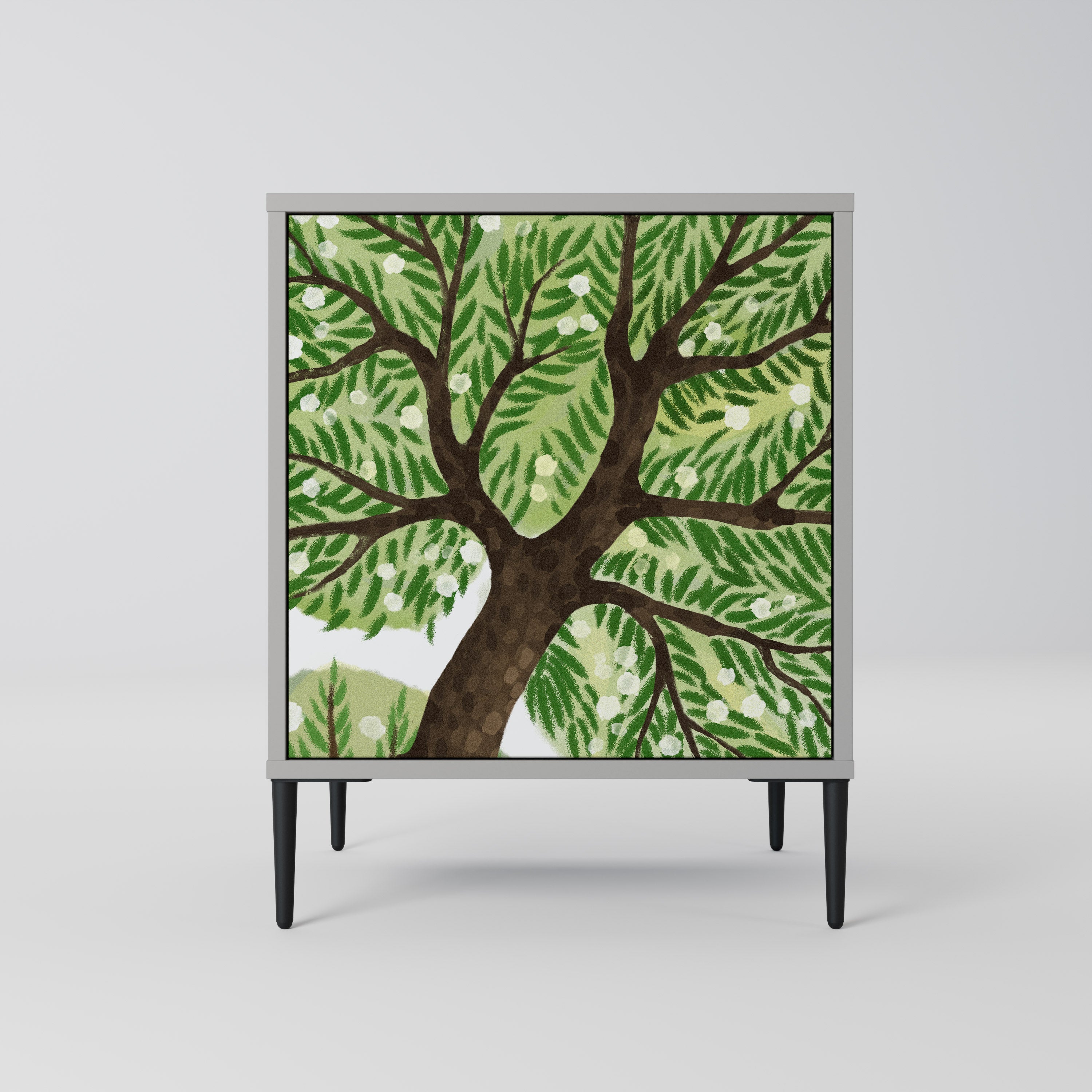 WILDERNESS DASH Sideboard mit 1 Tür in Grau