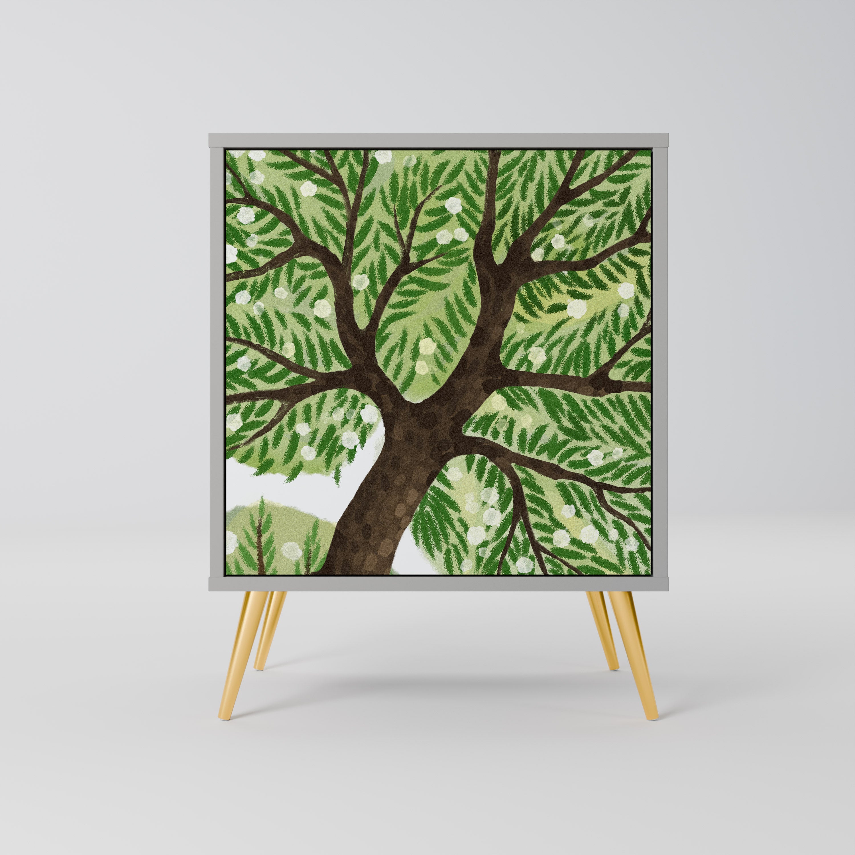 WILDERNESS DASH Sideboard mit 1 Tür in Grau