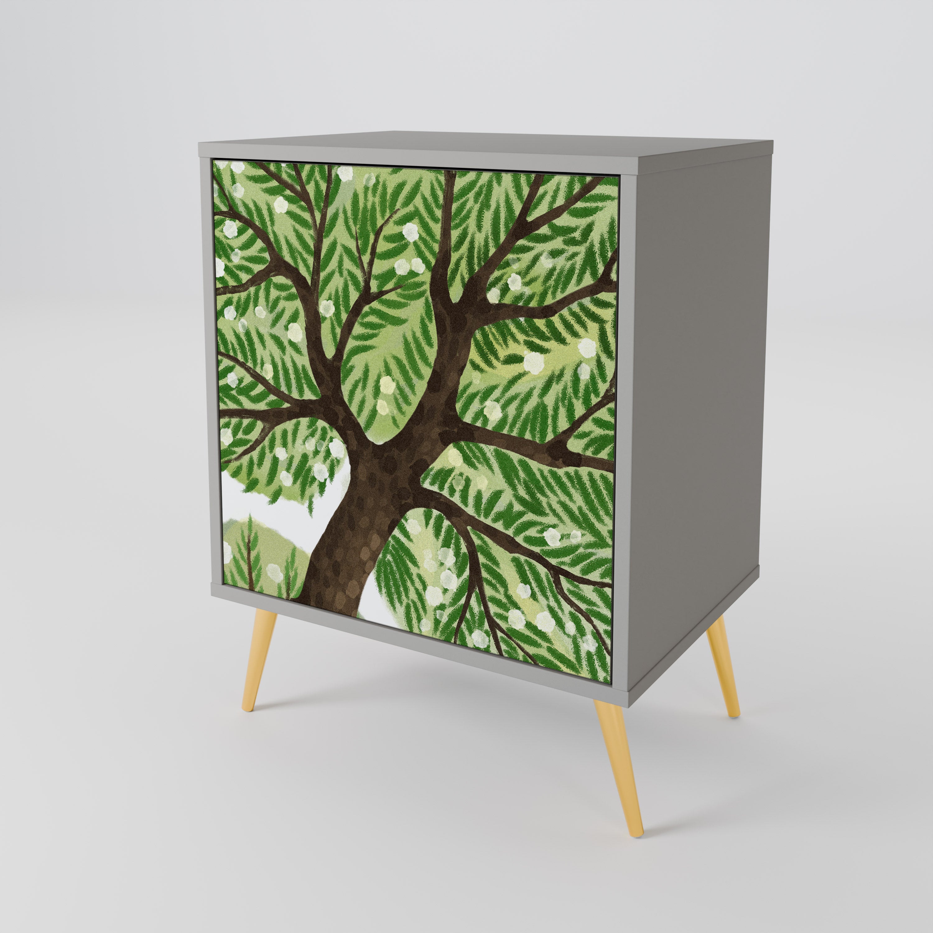 WILDERNESS DASH Sideboard mit 1 Tür in Grau