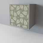 LEAVES ON GREEN Sideboard mit 1 Tür in Grau