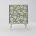 LEAVES ON GREEN Sideboard mit 1 Tür in Grau