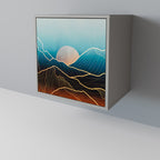 LUNAR SECRETS Sideboard mit 1 Tür in Grau