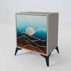 LUNAR SECRETS Sideboard mit 1 Tür in Grau