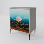 LUNAR SECRETS Sideboard mit 1 Tür in Grau