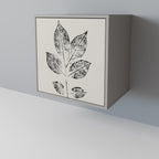LEAFY STAMPS Sideboard mit 1 Tür in Grau