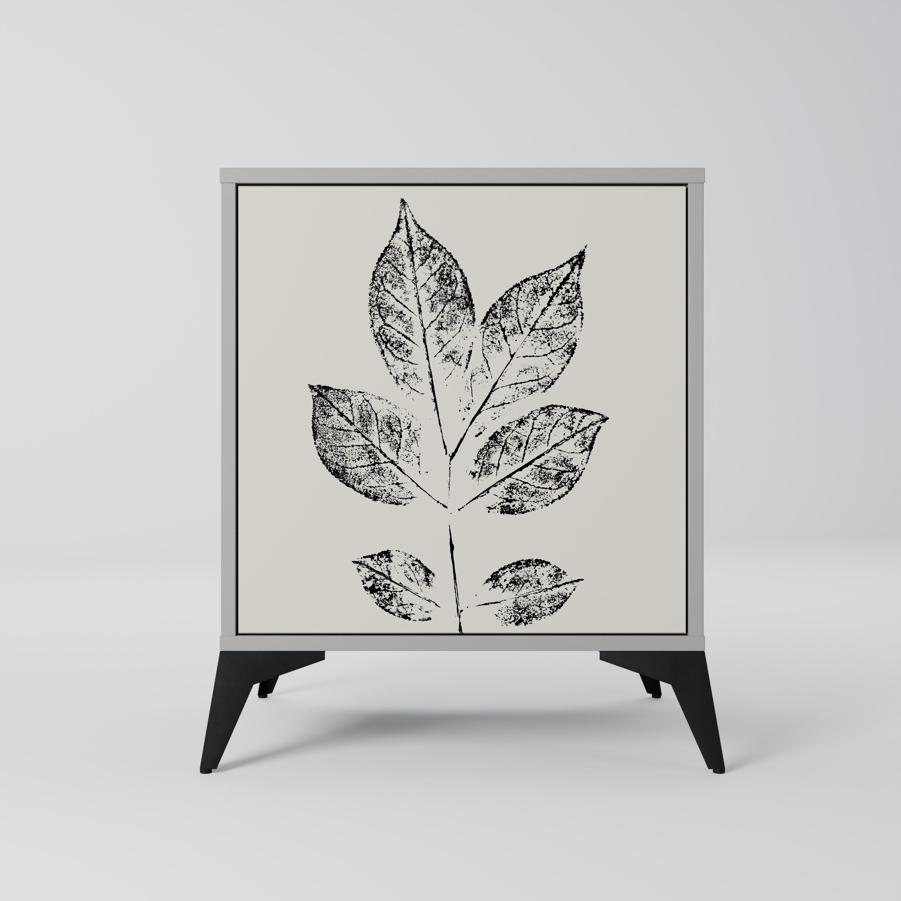 LEAFY STAMPS Sideboard mit 1 Tür in Grau