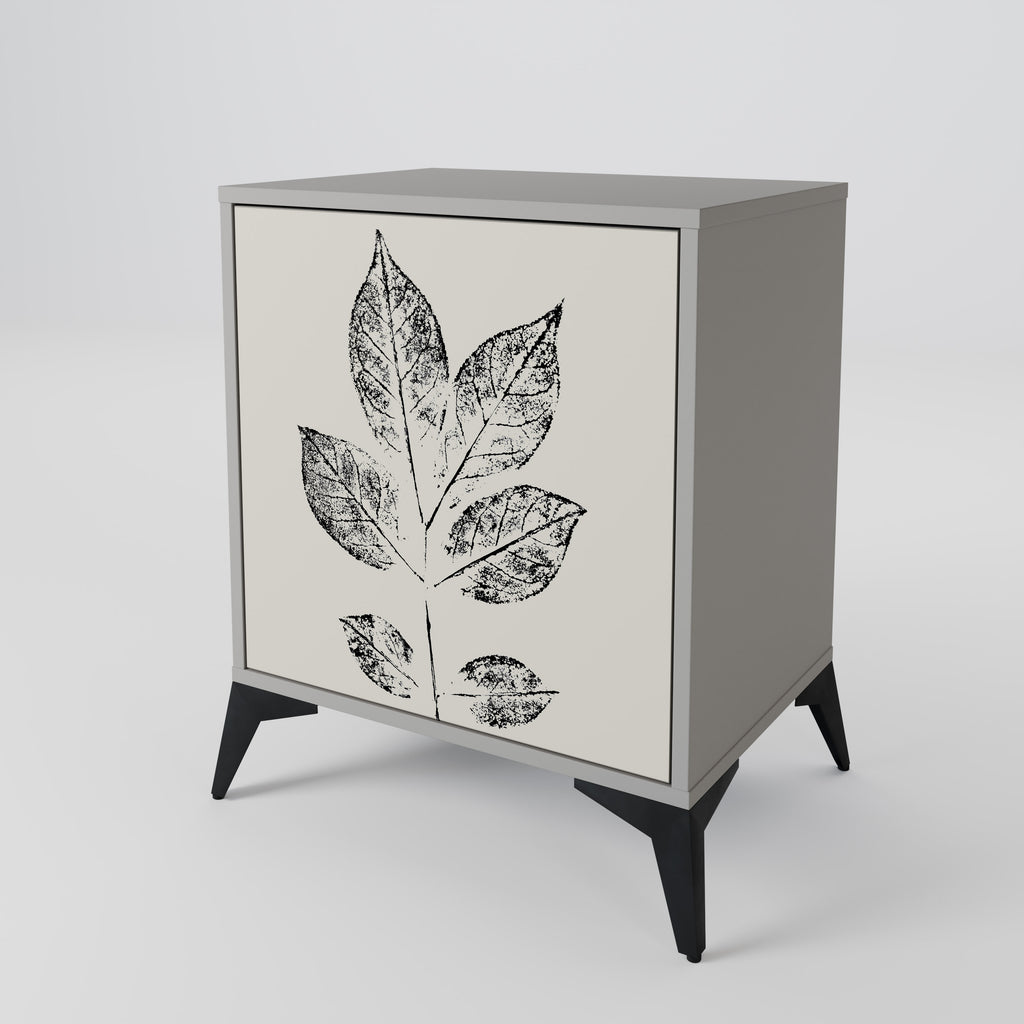 LEAFY STAMPS Sideboard mit 1 Tür in Grau