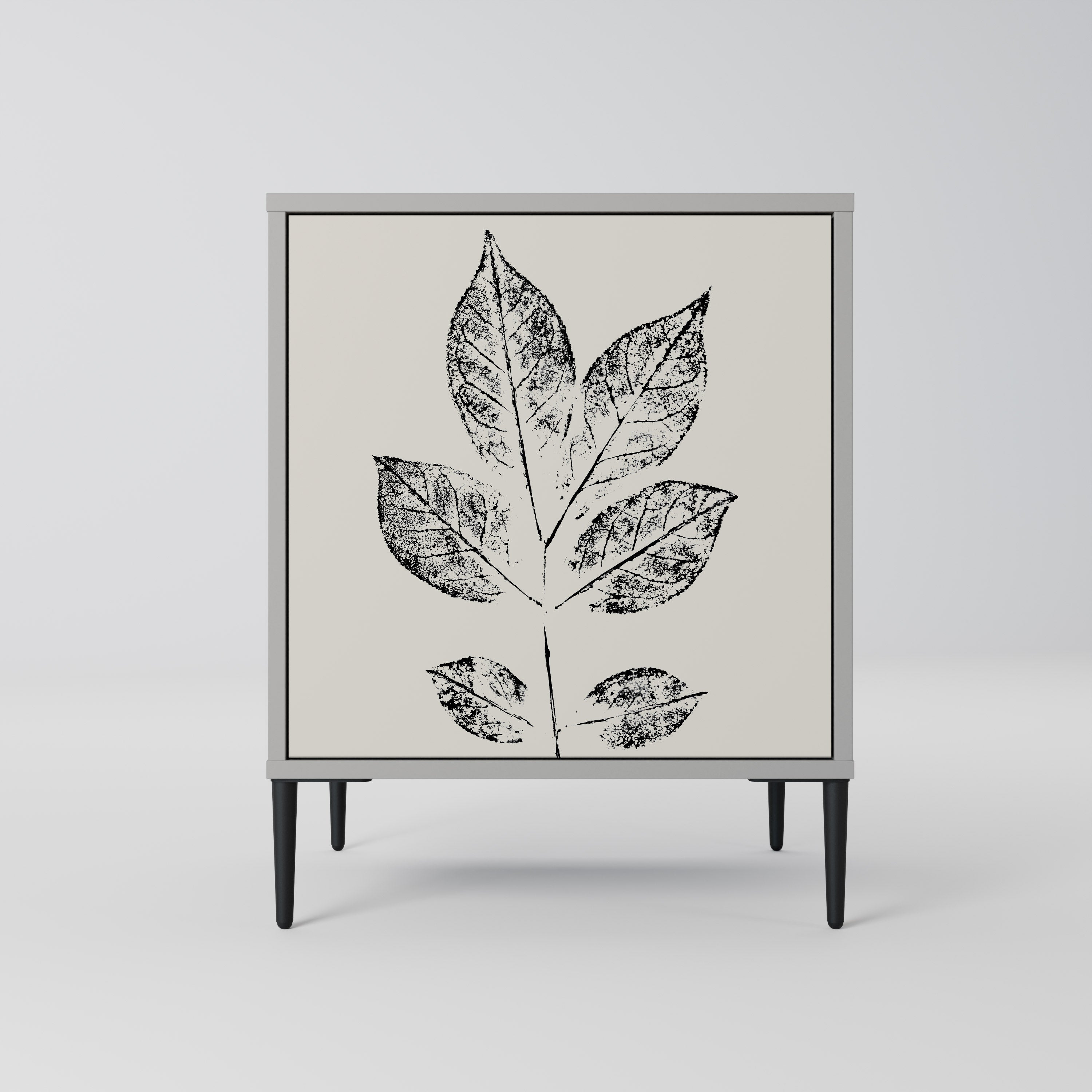 LEAFY STAMPS Sideboard mit 1 Tür in Grau