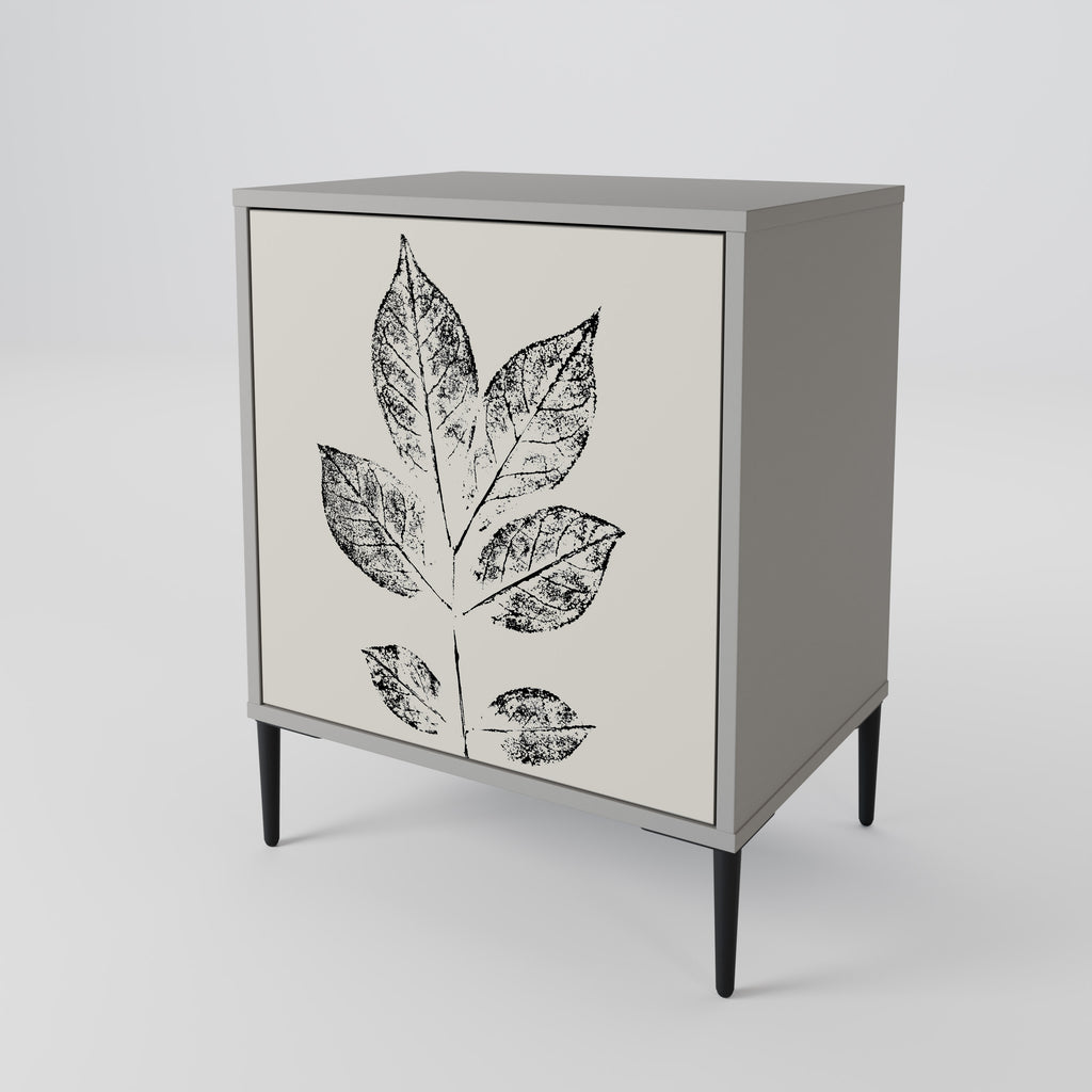 LEAFY STAMPS Sideboard mit 1 Tür in Grau