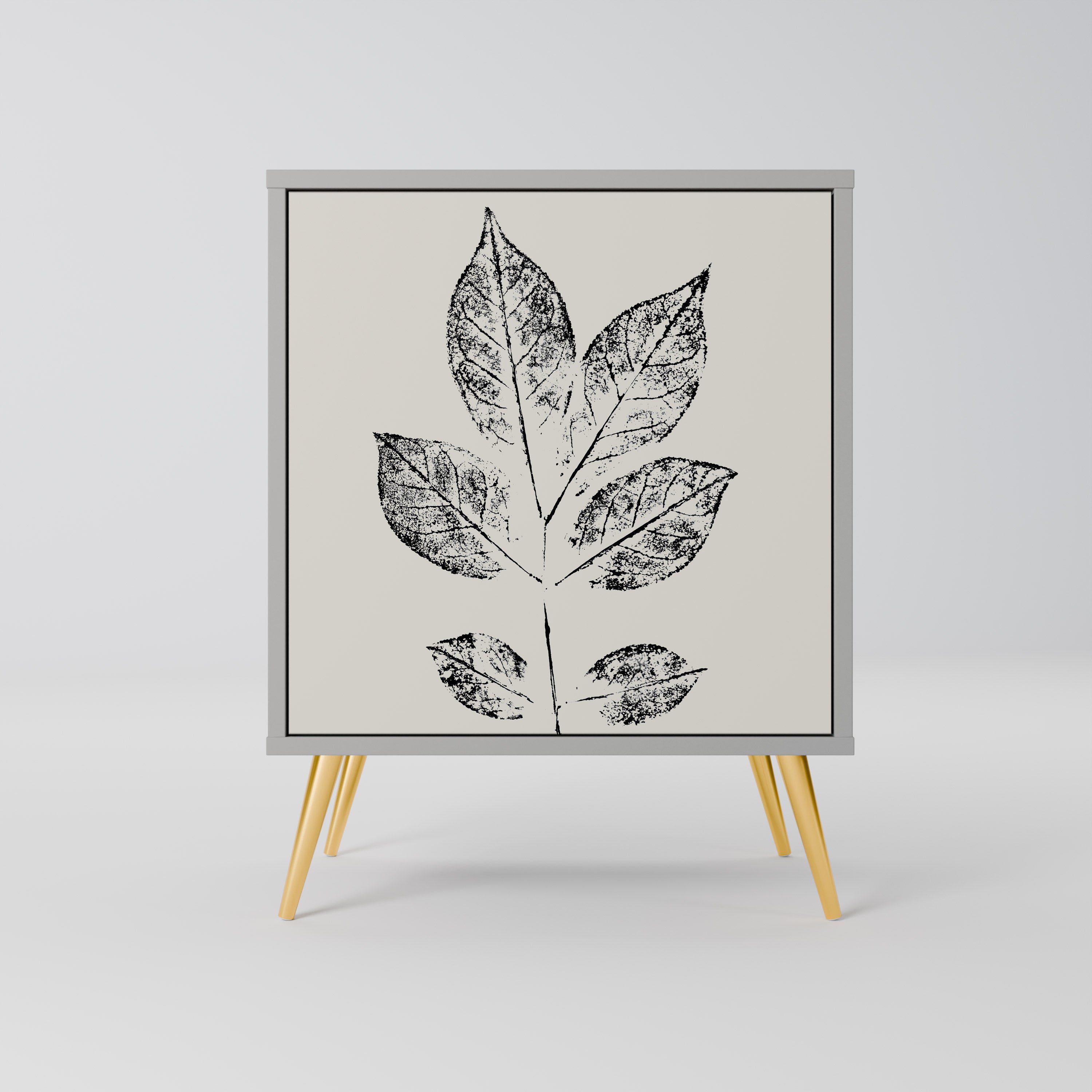 LEAFY STAMPS Sideboard mit 1 Tür in Grau