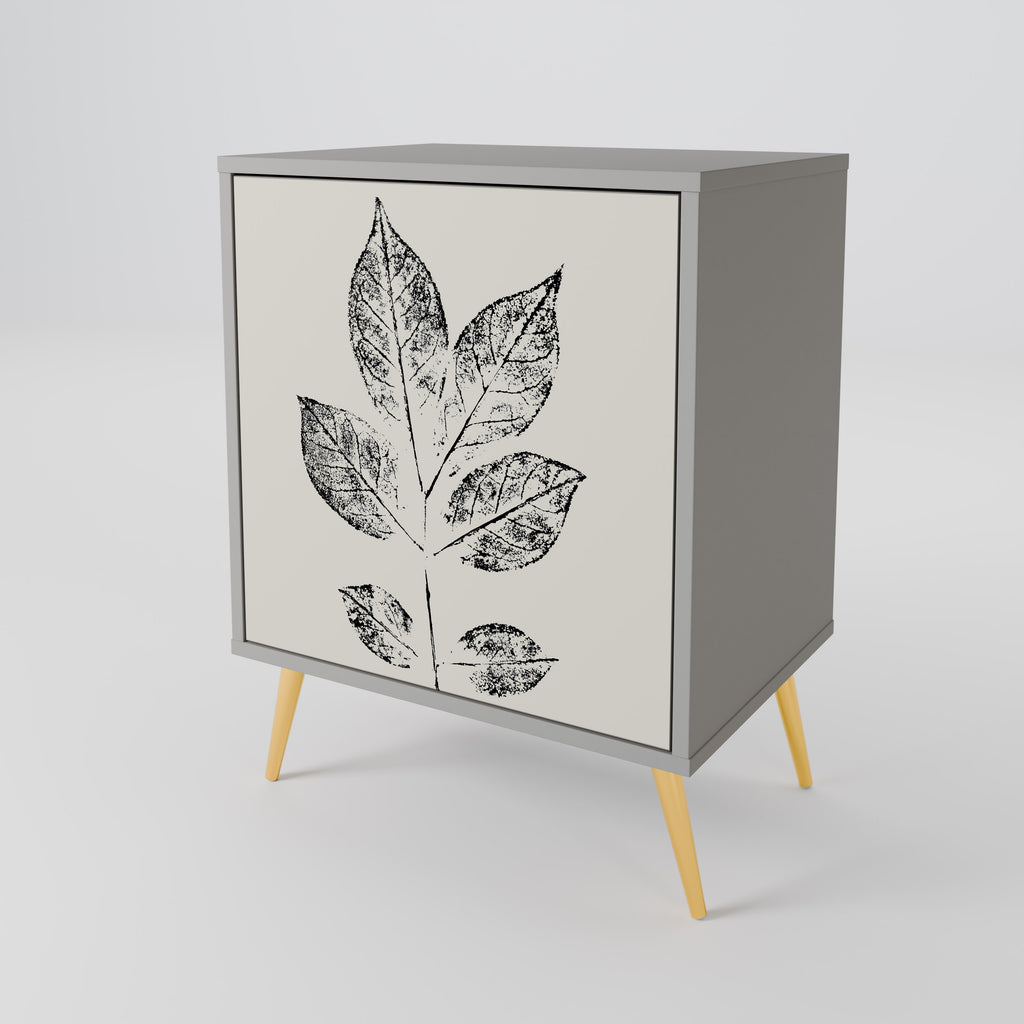LEAFY STAMPS Sideboard mit 1 Tür in Grau